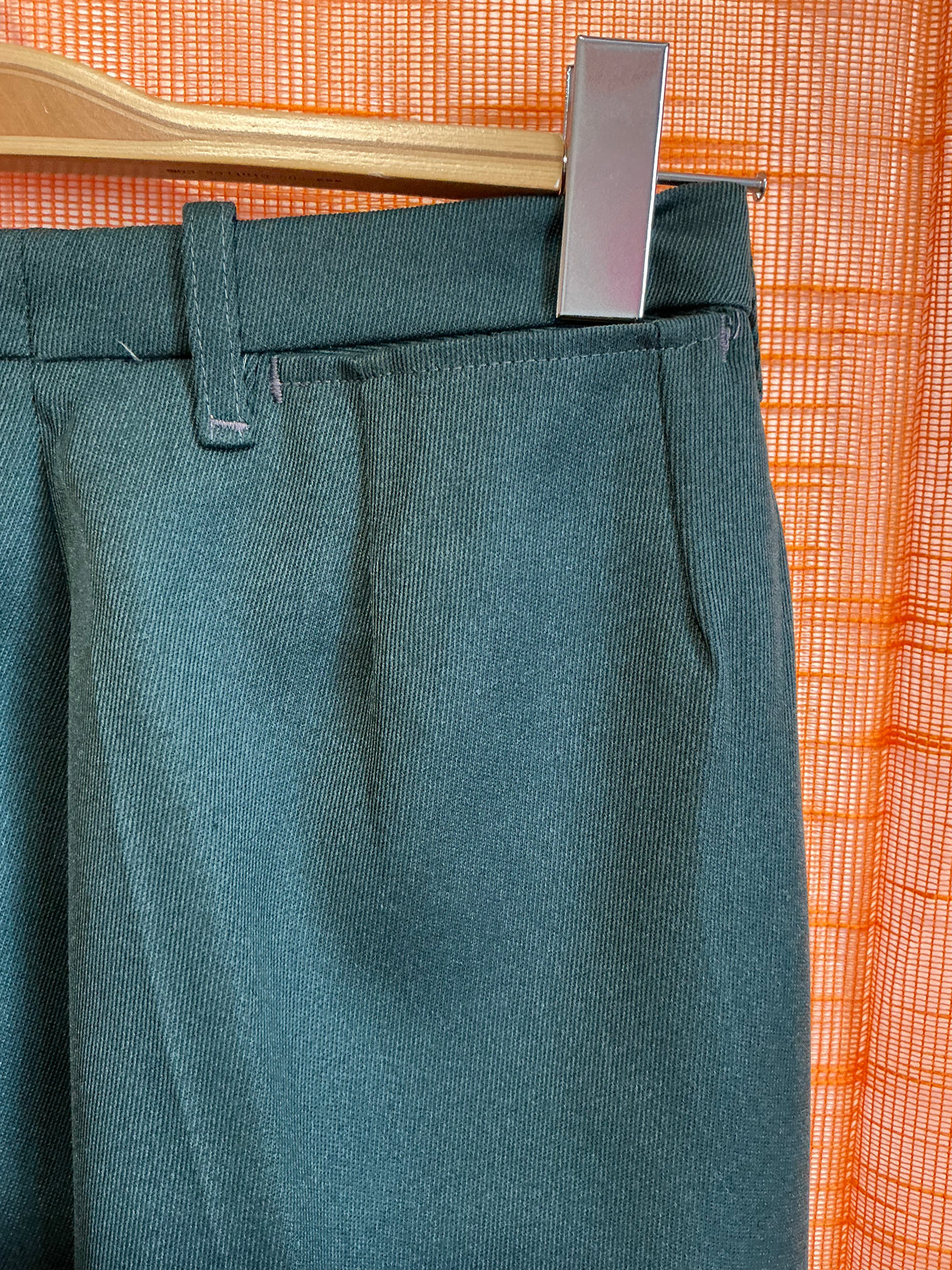 Pantalon Pattes d’éléphant Neuf Tergal avec étiquettes Vintage 1970-T36