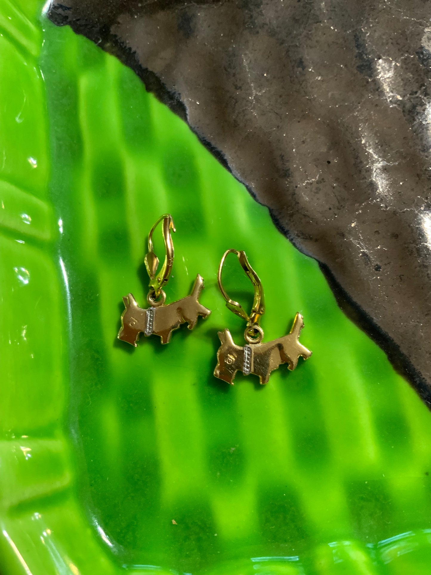 Boucles d’oreilles Agatha Vintage Chiens Logo