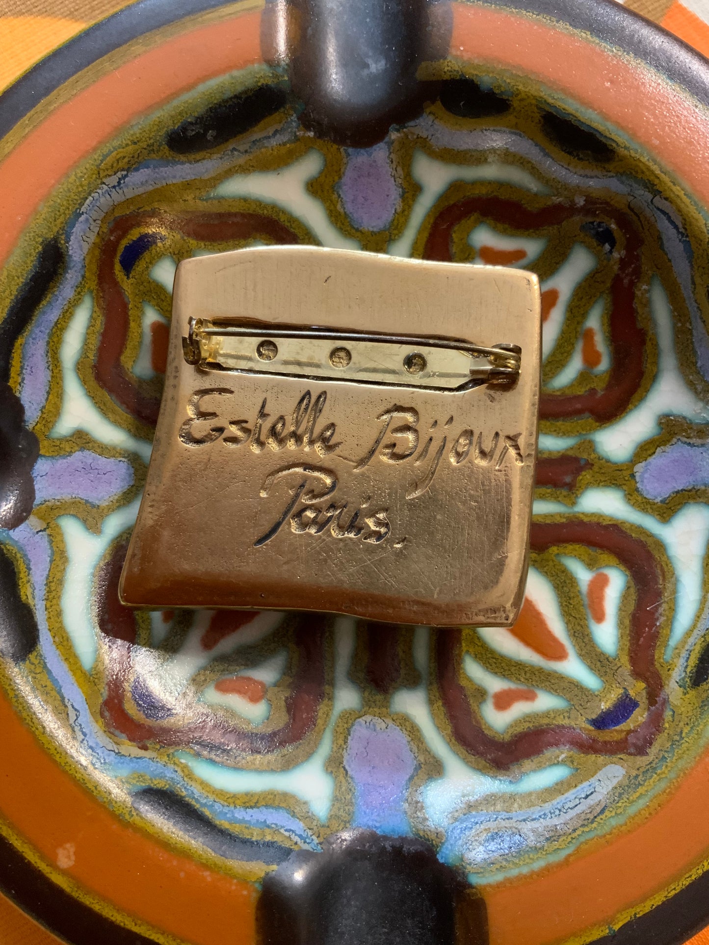 Grande Broche Estelle Bijoux Paris Vintage 1990- Haut de gamme