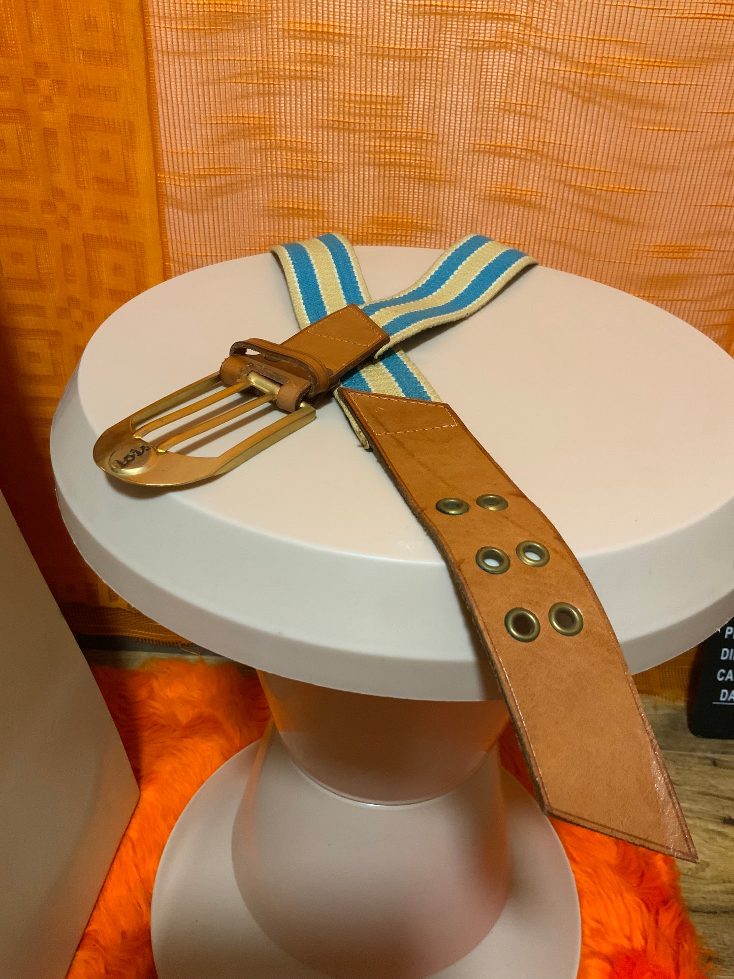 Ceinture LOIS vintage 1980 - T40 maxi.