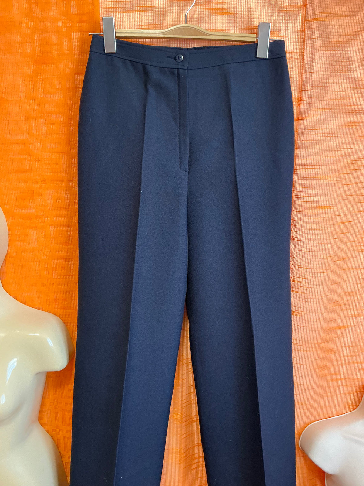 Pantalon Laine Vierge Patte d’éléphant Woolmark Neuf 1970 Vintage- T36.