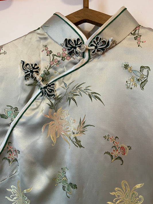 Robe Chinoise Soie Confection Main Vintage- T40/42