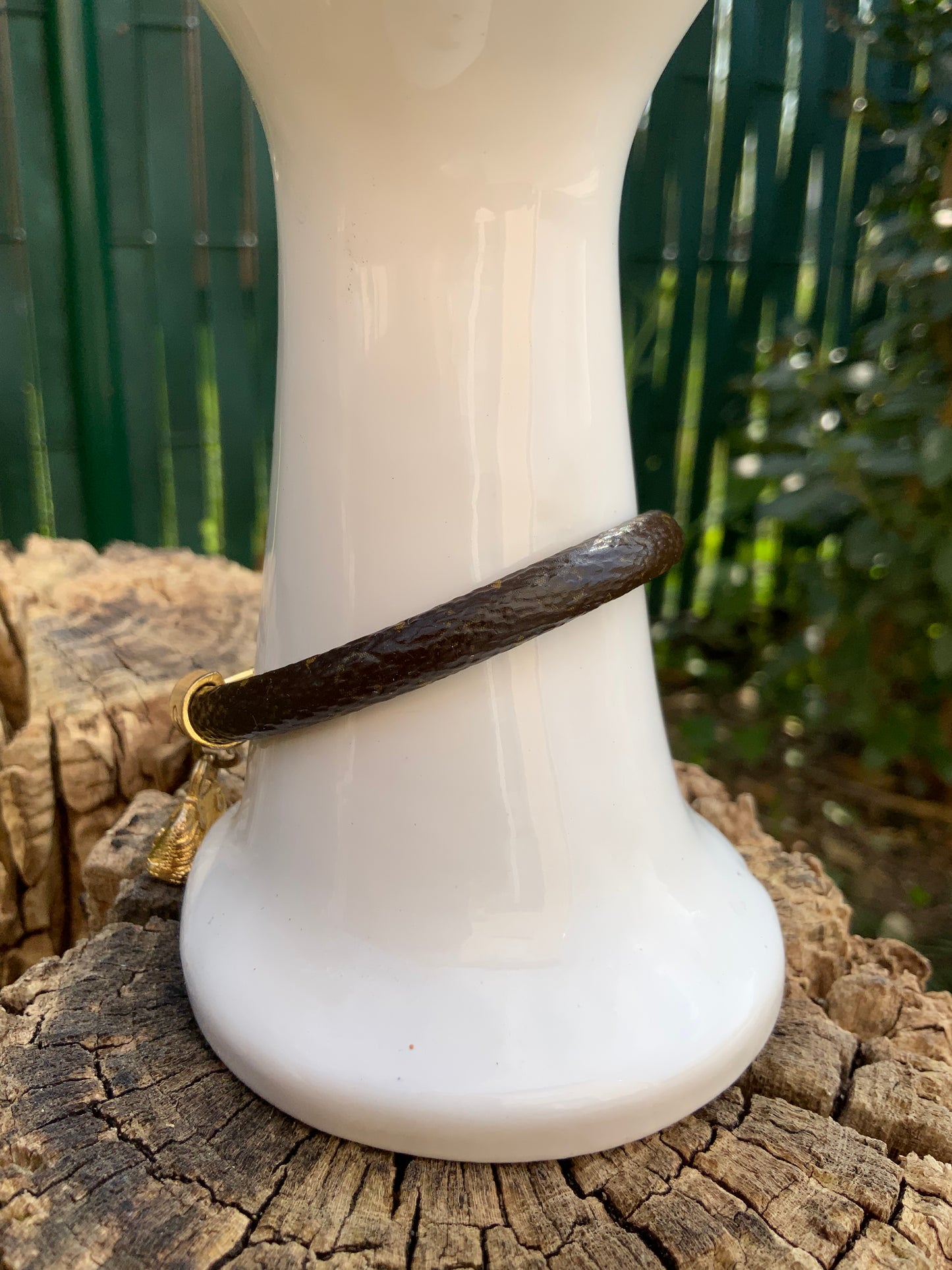 Bracelet Louis Vuitton Alma Cuir Monogrammé Luxe