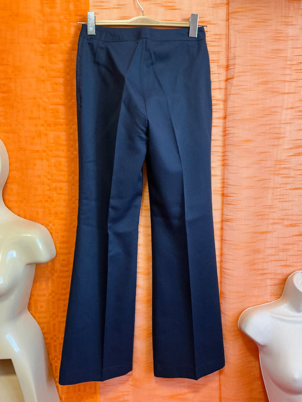 Pantalon Flare Pattes d’éléphant Tergal Vintage Neuf 1970 France- T36