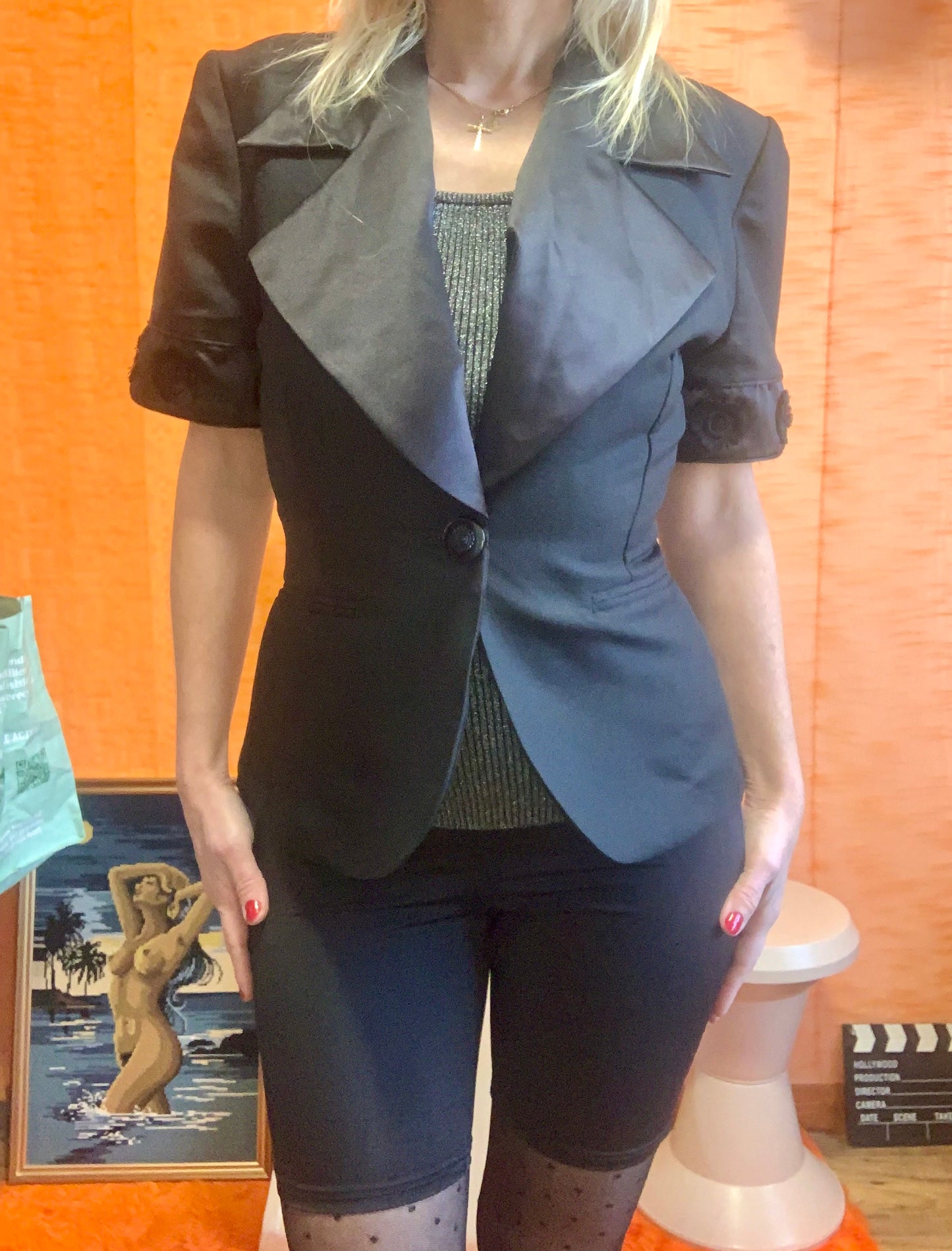 Blazer Cintré très Stylé Vintage 1990- T38