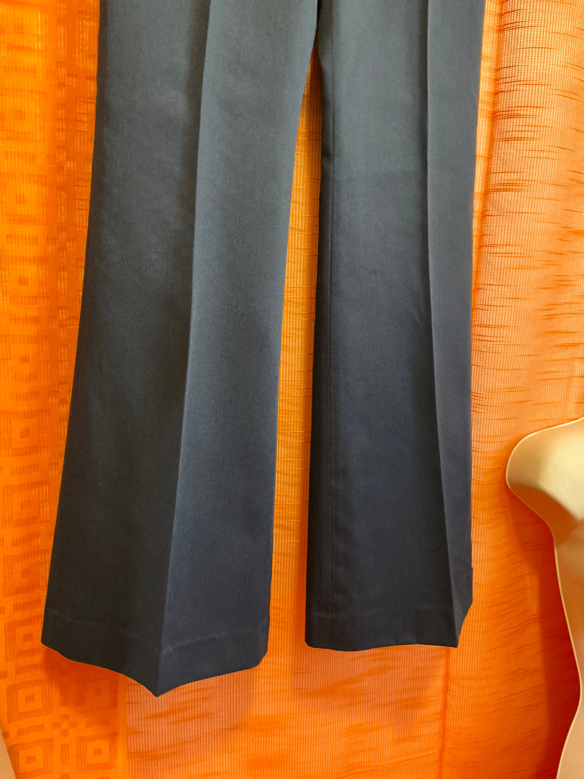 Pantalon Flare Pattes d’éléphant Tergal Vintage Neuf 1970 France- T36