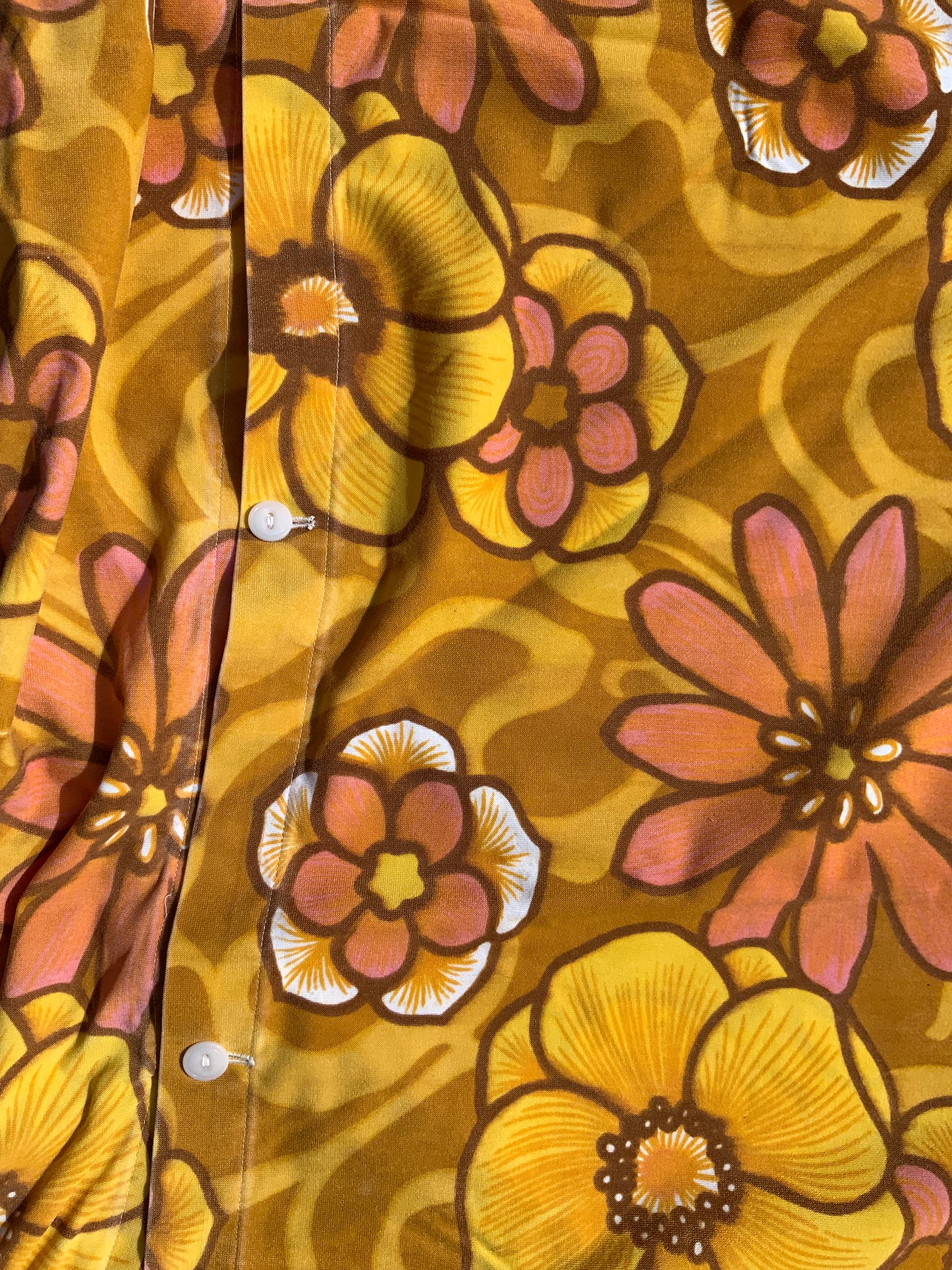 Housse de couette Flowers Power Vintage 1970 - 1 personne.
