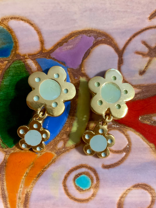 Boucles d’oreilles Fleurs Jacky de G Vintage