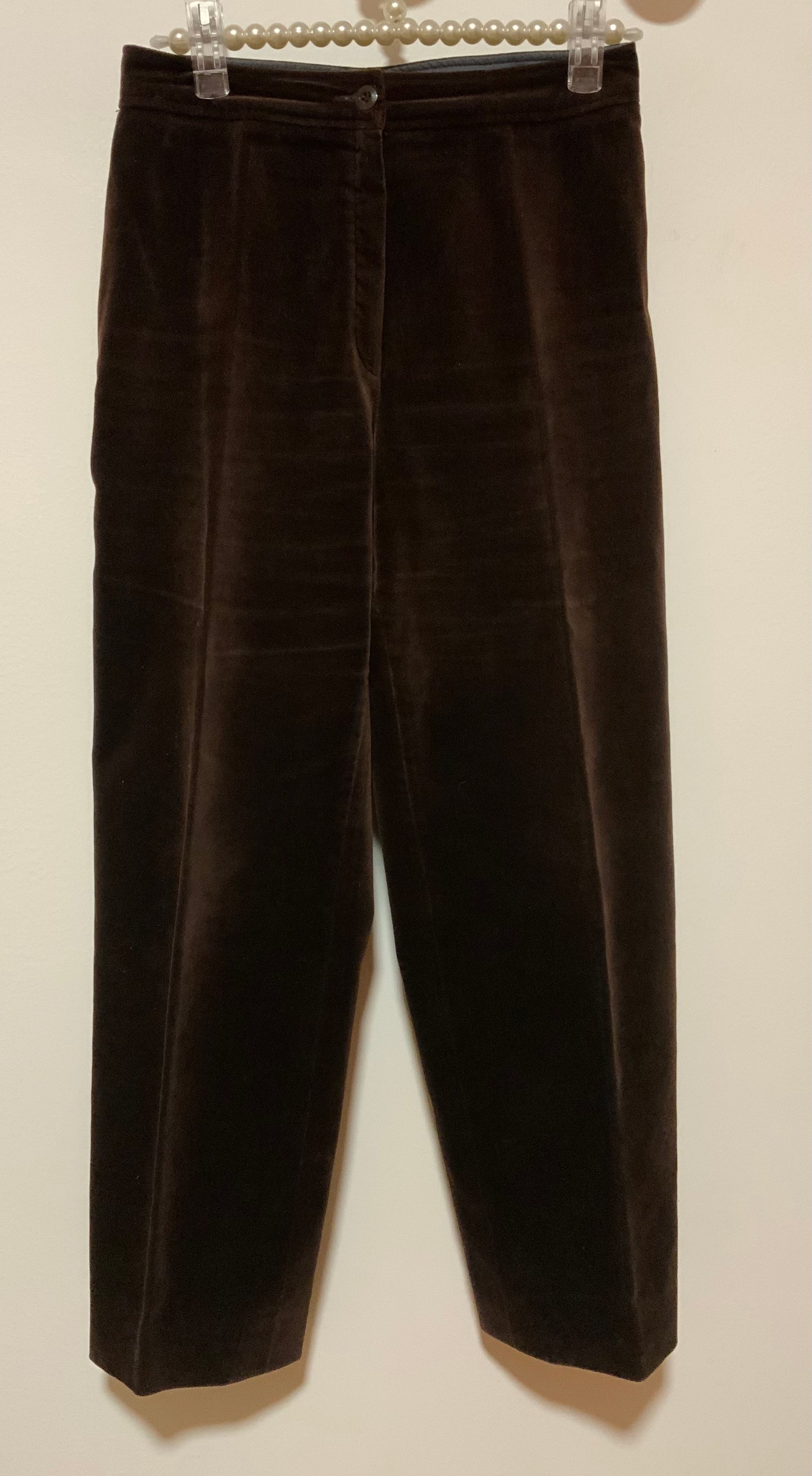Pantalon Taille haute velours doux Vintage France
