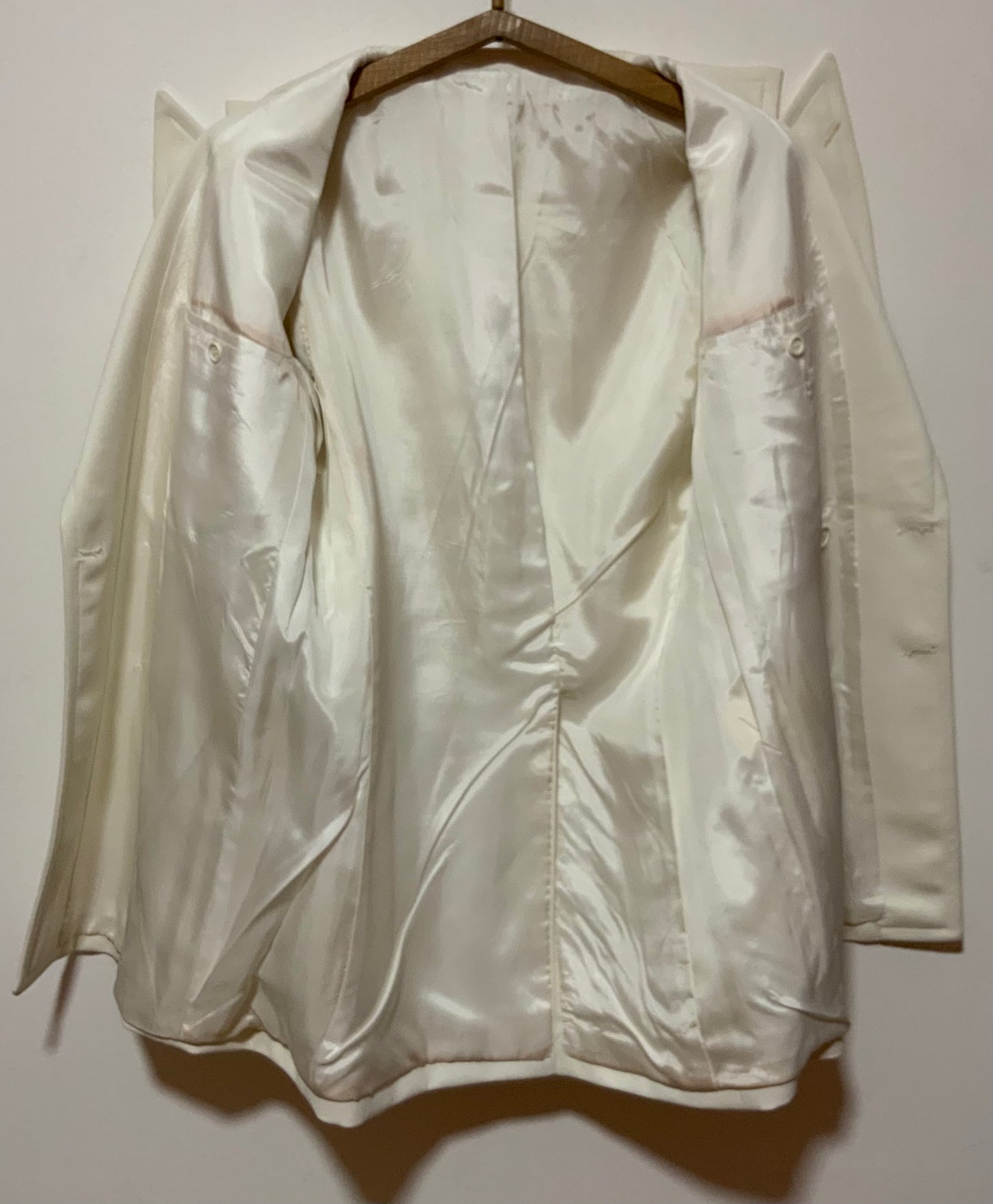 Superbe blazer long croisé grand col Vintage 1970