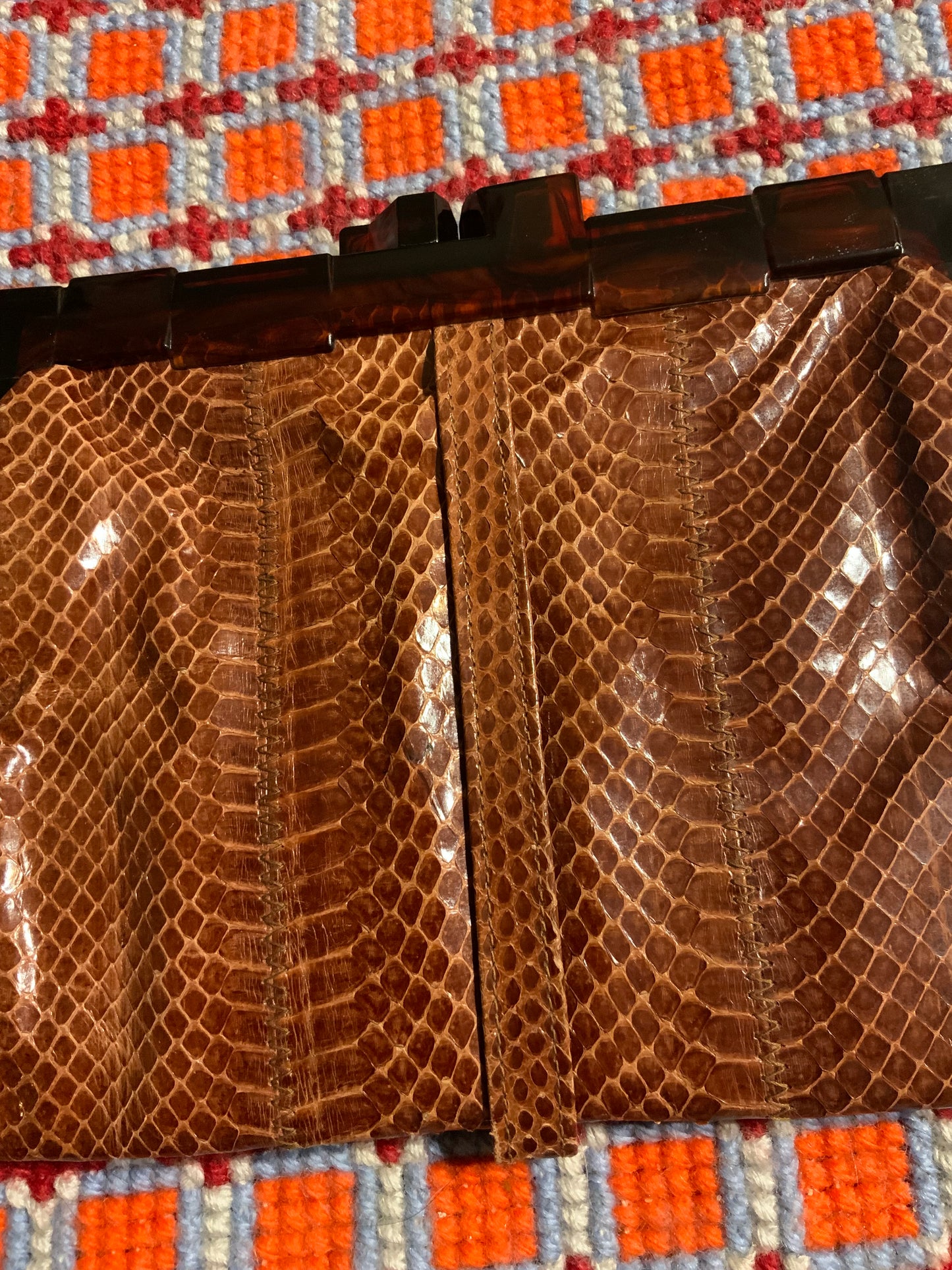 Pochette avec lien Python Vintage Années 60