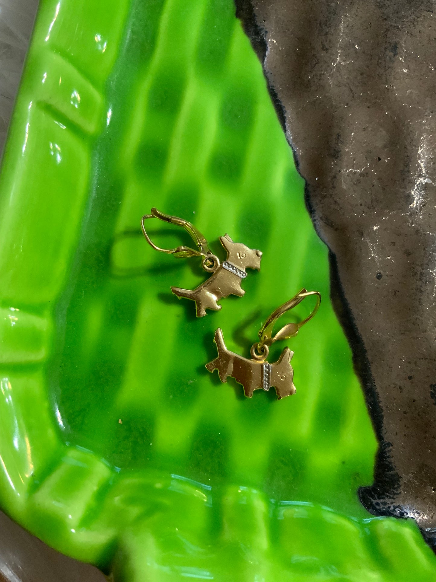 Boucles d’oreilles Agatha Vintage Chiens Logo