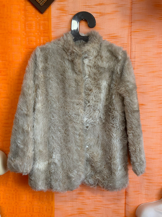 Manteau Canada Vintage 1960/70 Beauté fourrure synthétique - T40 maxi.