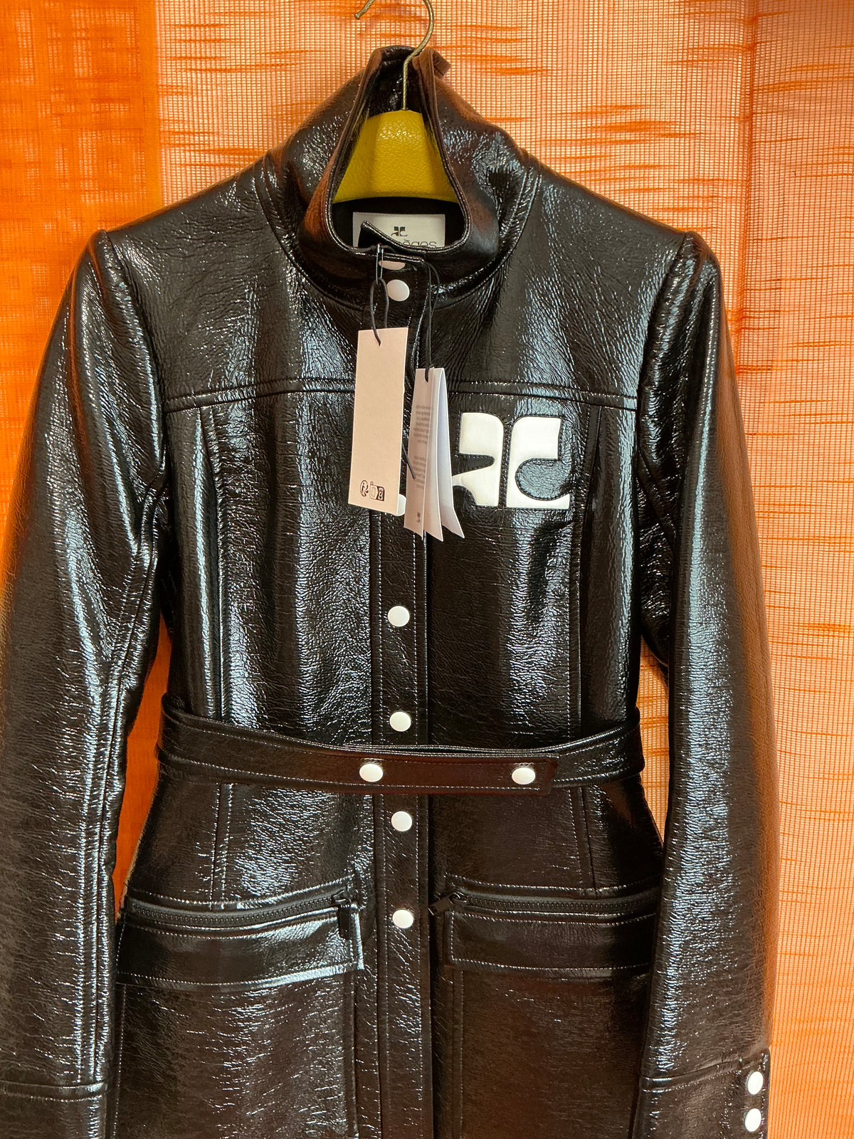 Trench Vinyl Reedition Courreges 1970 Neuf - T36