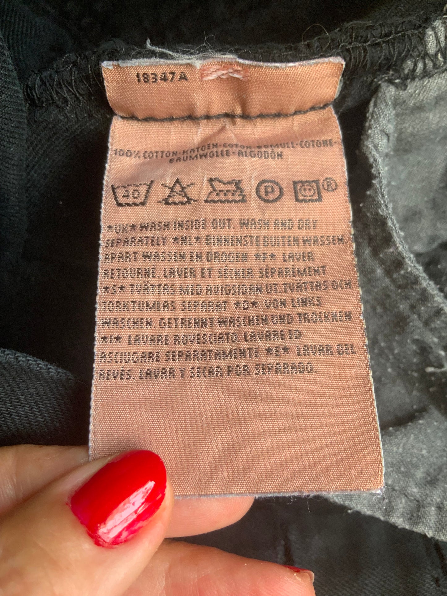Jean Levi’s 501 black Vintage 1990- T36