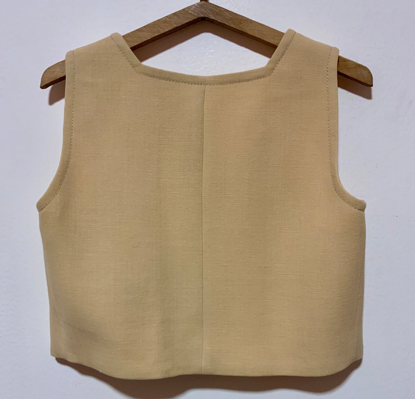 Gilet Bolero boutonné Création Vintage Beauté Baby Doll 1970 🌼 T38-