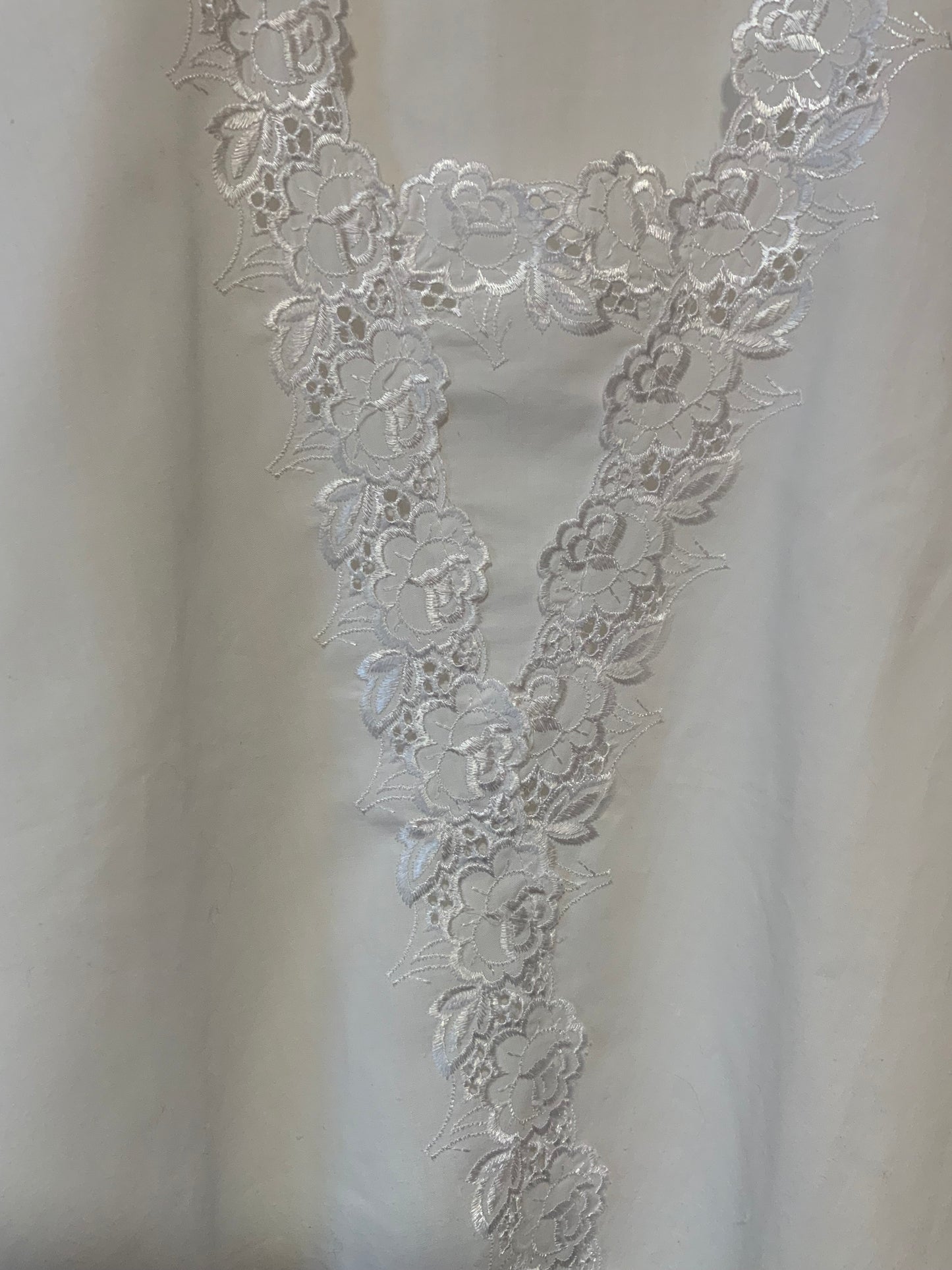 Blouse bohème broderies anglaises Vintage 1980