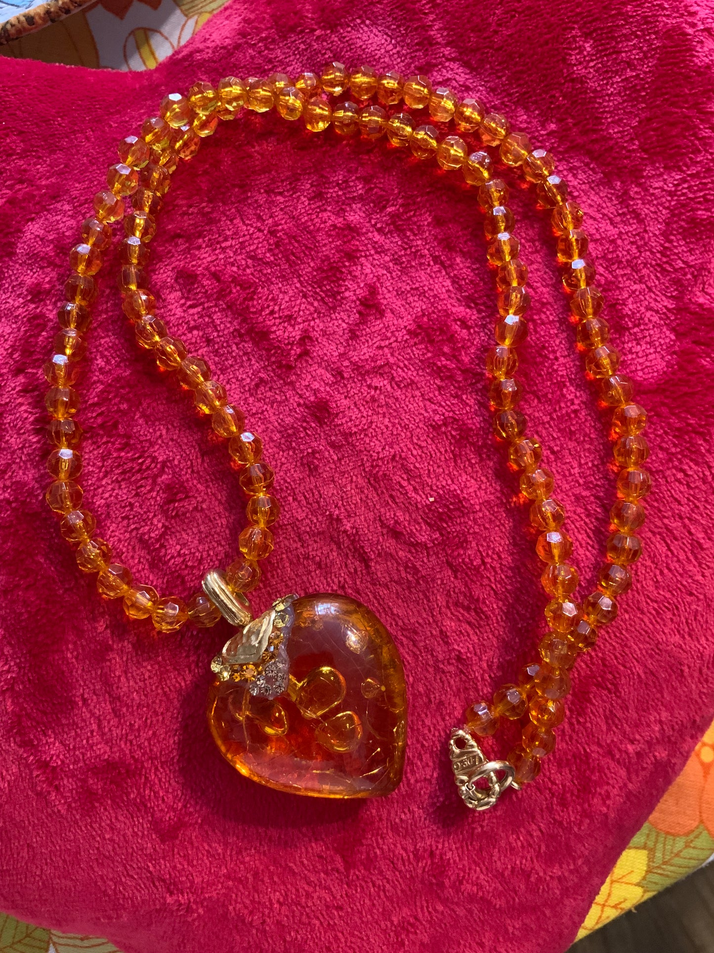 Collier Perles Coeur Jacky de G Vintage Chic