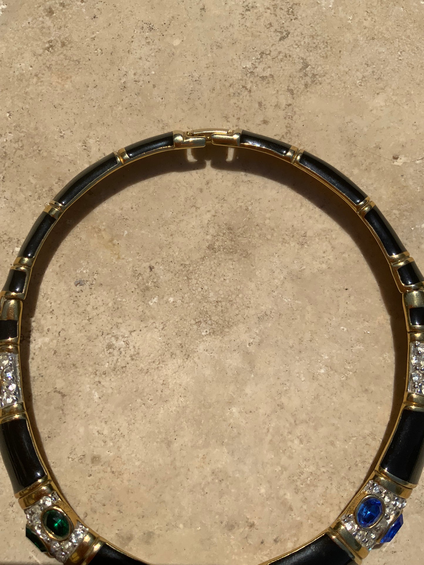 Collier Superbe Plastron Vintage 1990-