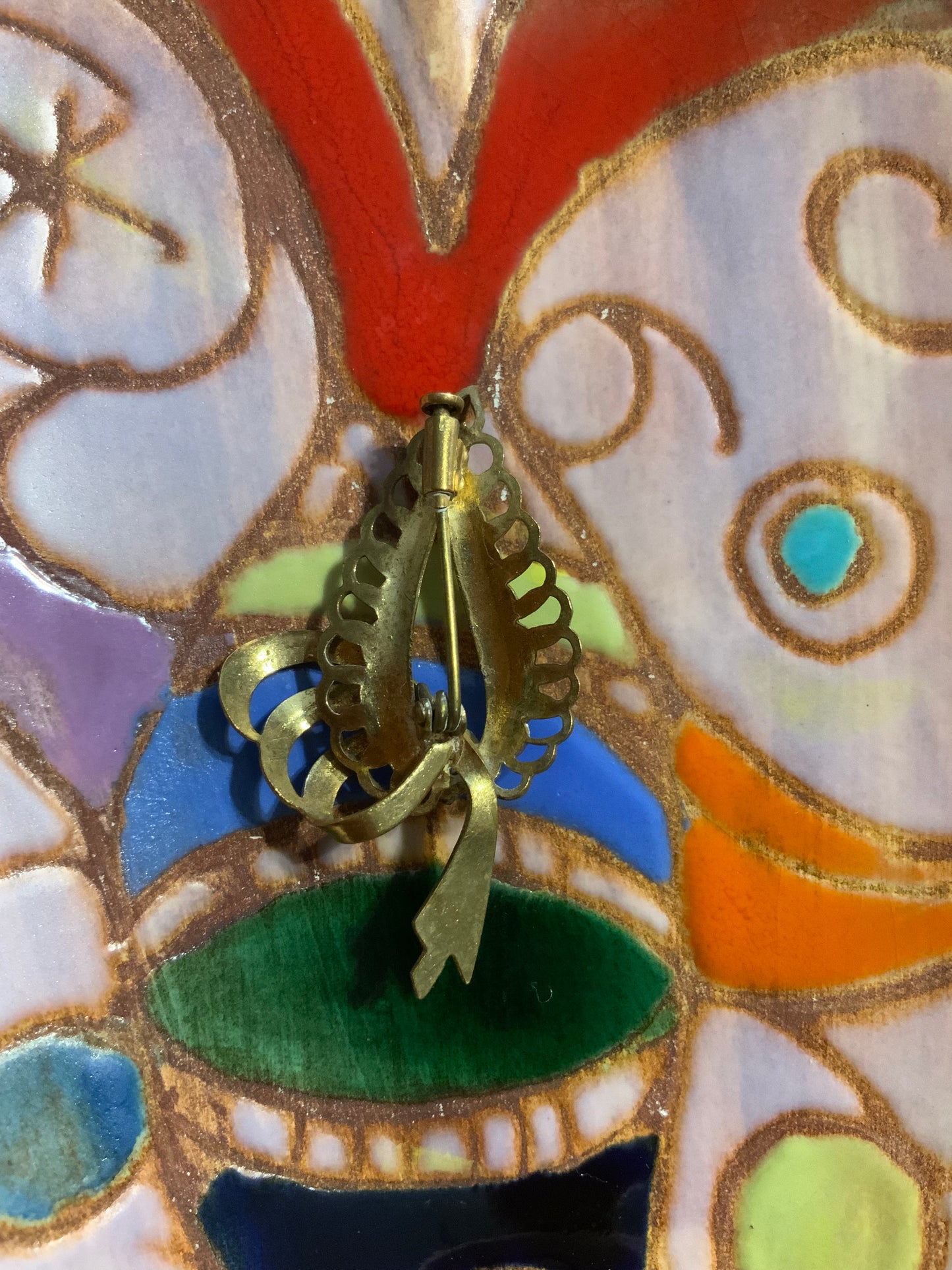 Broche Ancienne Art deco Vintage