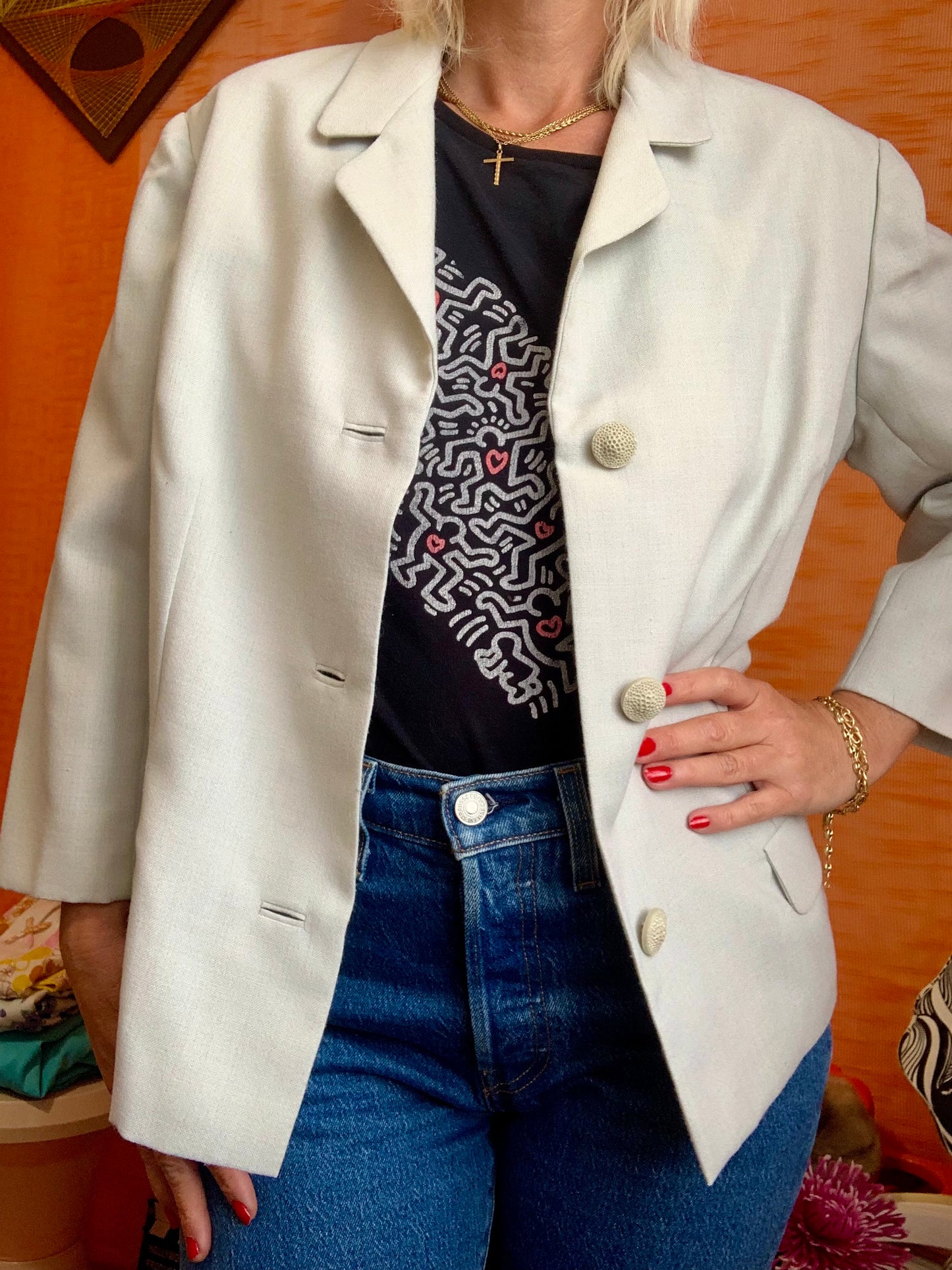 Veste Creation Vintage 1960 Élégance - T40