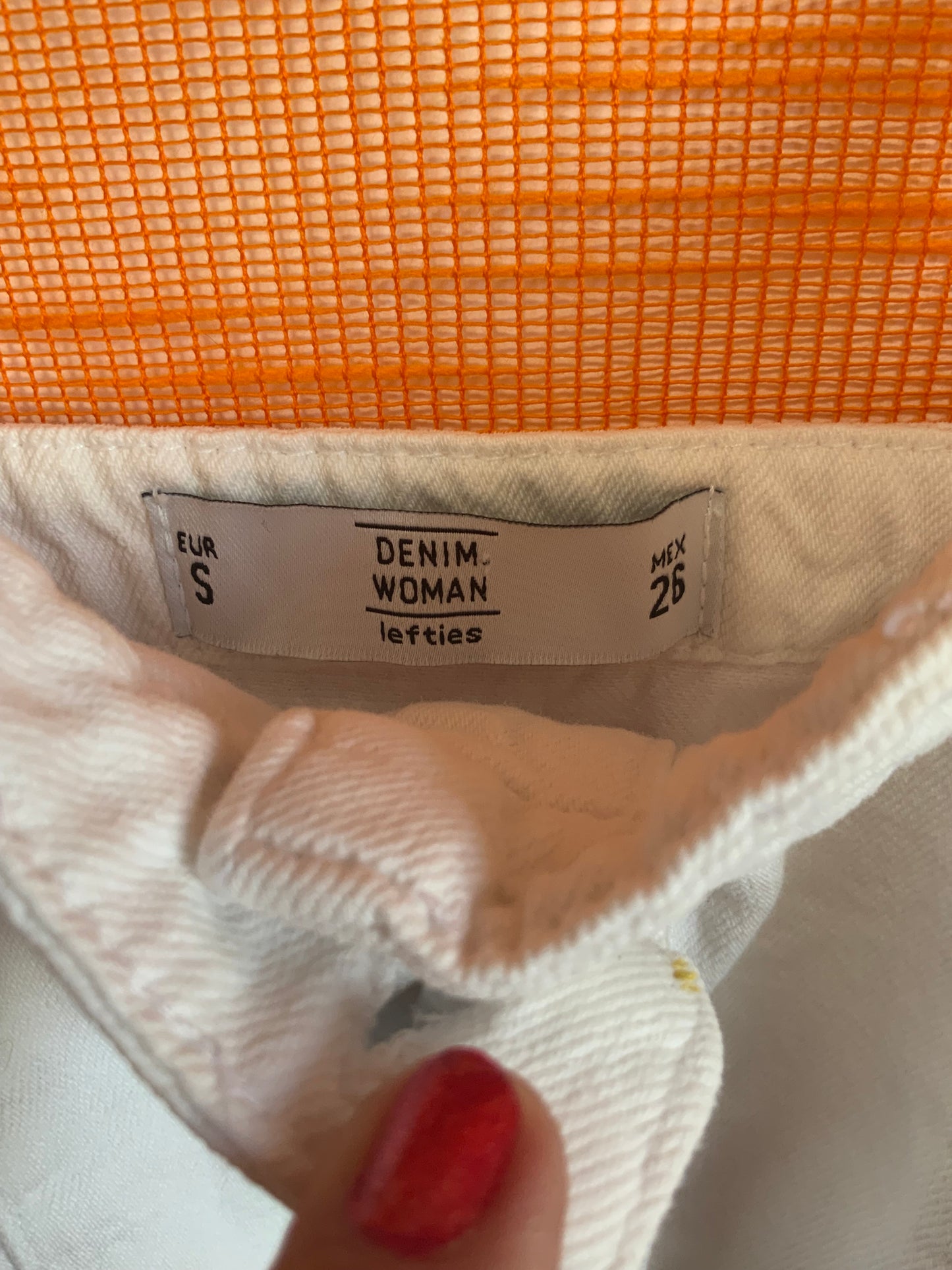 Robe boutonnée Vintage 1990 Denim blanc pur- T34/36