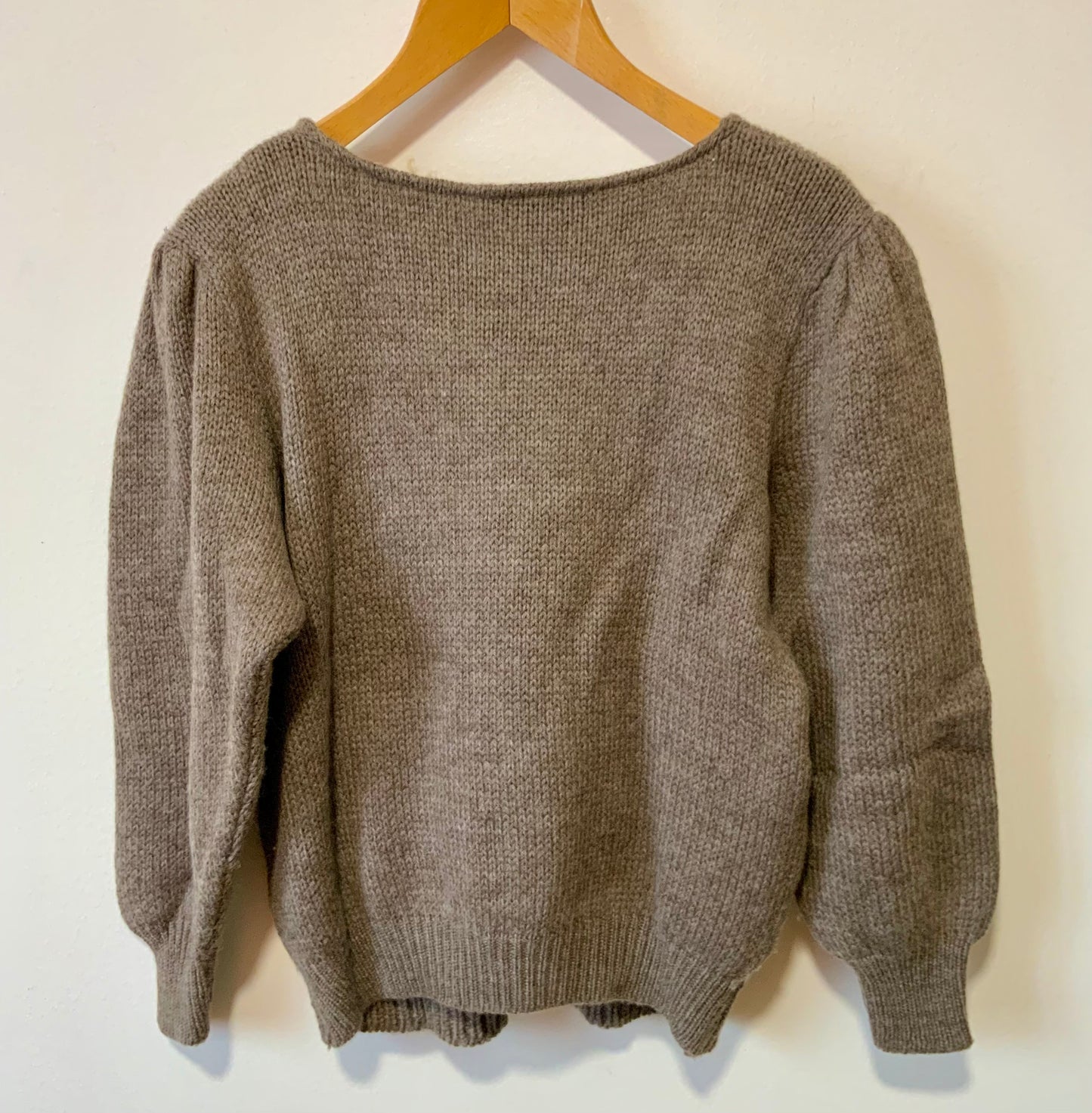 Pull Tricoté Mohair Laine Vintage 1990 - T50 maxi.