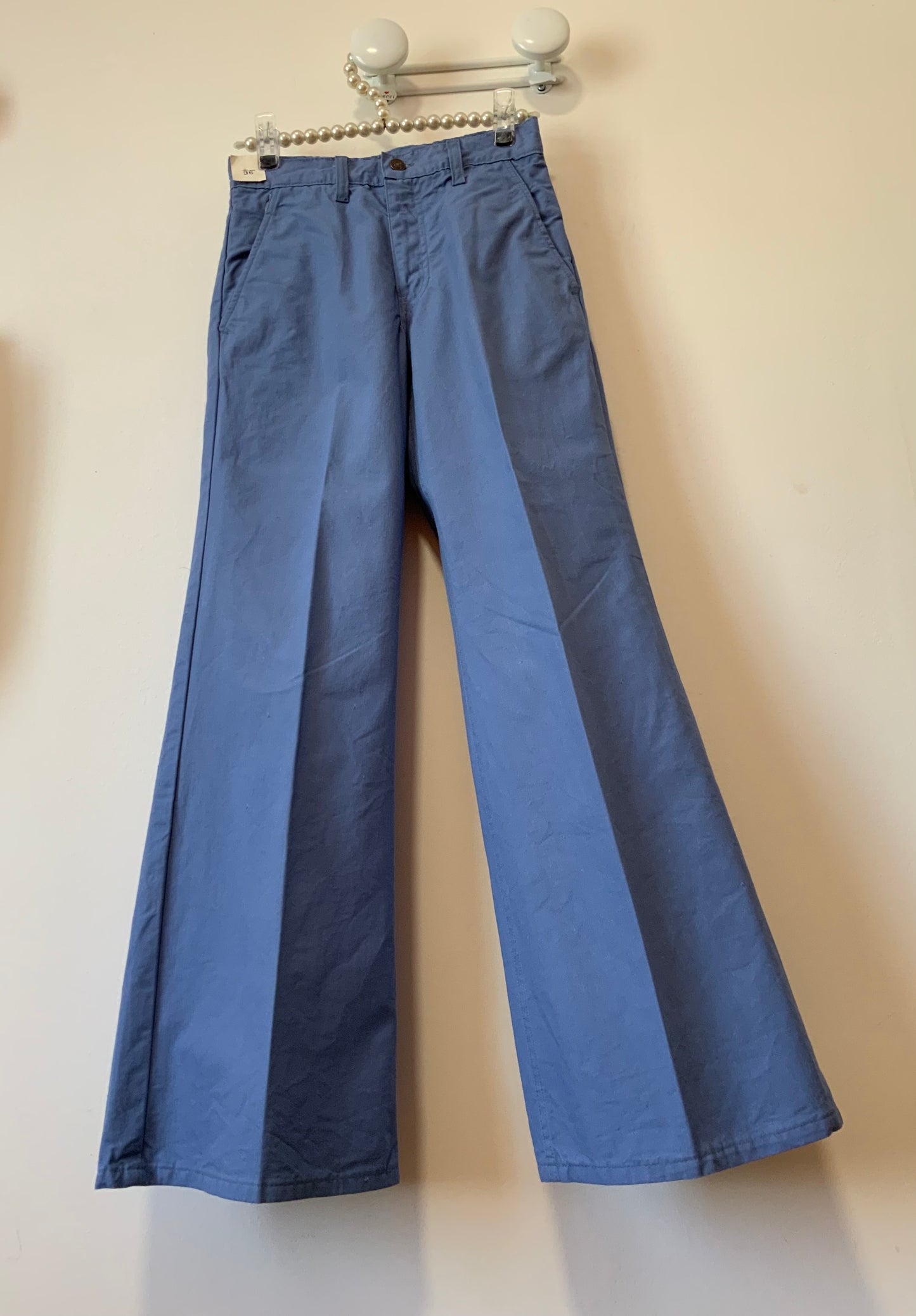 Pantalon Pattes d’éléphant Vintage Deadstock 1970- T36