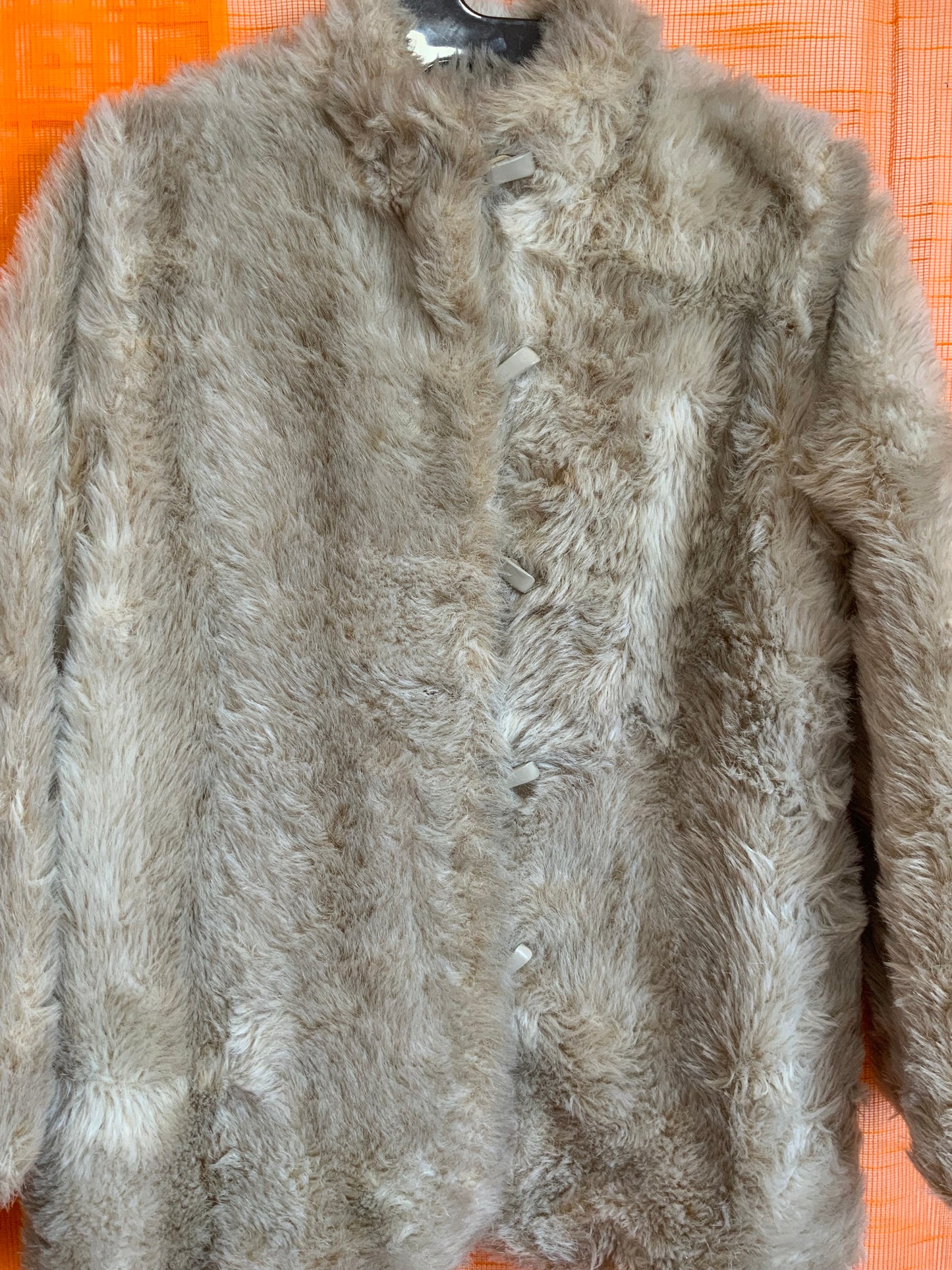 Manteau Canada Vintage 1960/70 Beauté fourrure synthétique - T40 maxi.