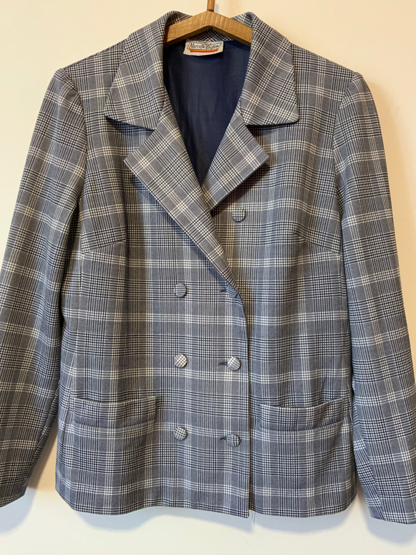 Veste carreaux Prince de Galles M.Griffon Vintage
