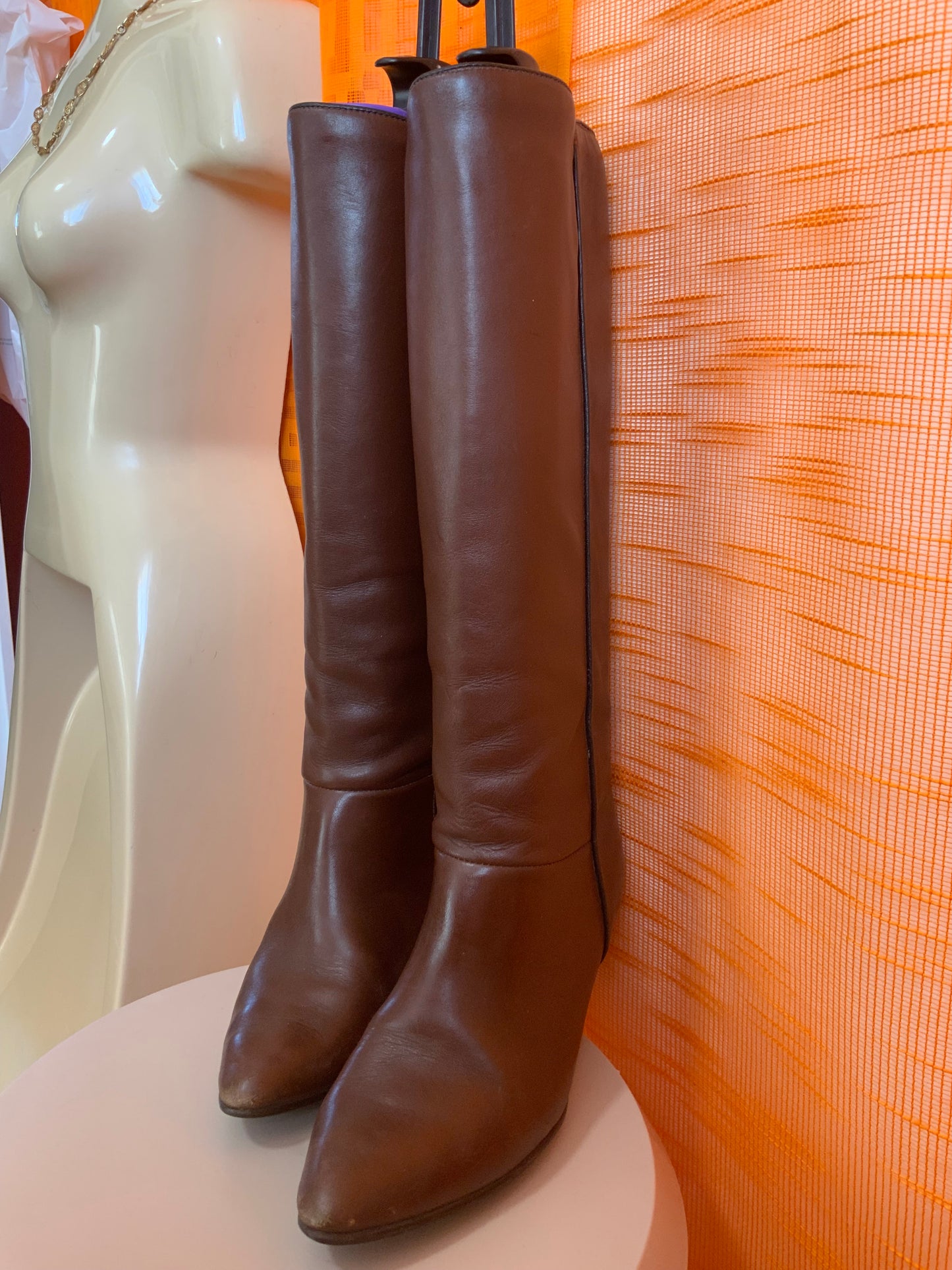 Bottes Vintage 1980 Cuir - T36