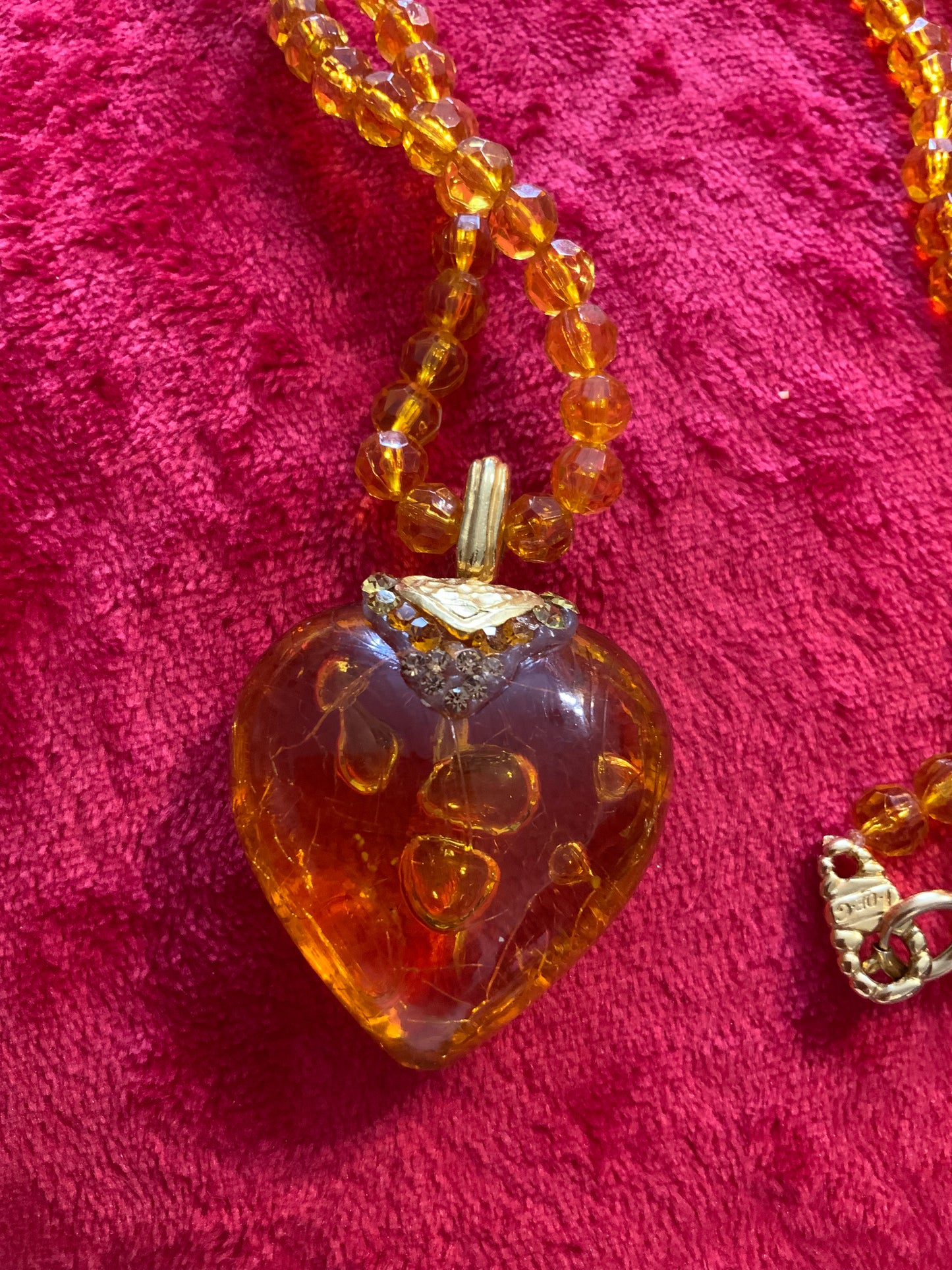 Collier Perles Coeur Jacky de G Vintage Chic