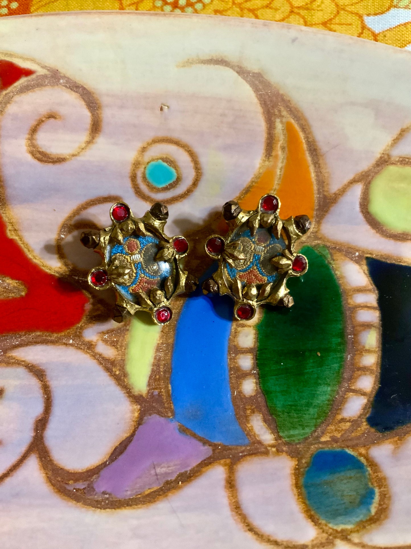 Boucles d’oreilles Sens Privé Vintage Haut de gamme style baroque