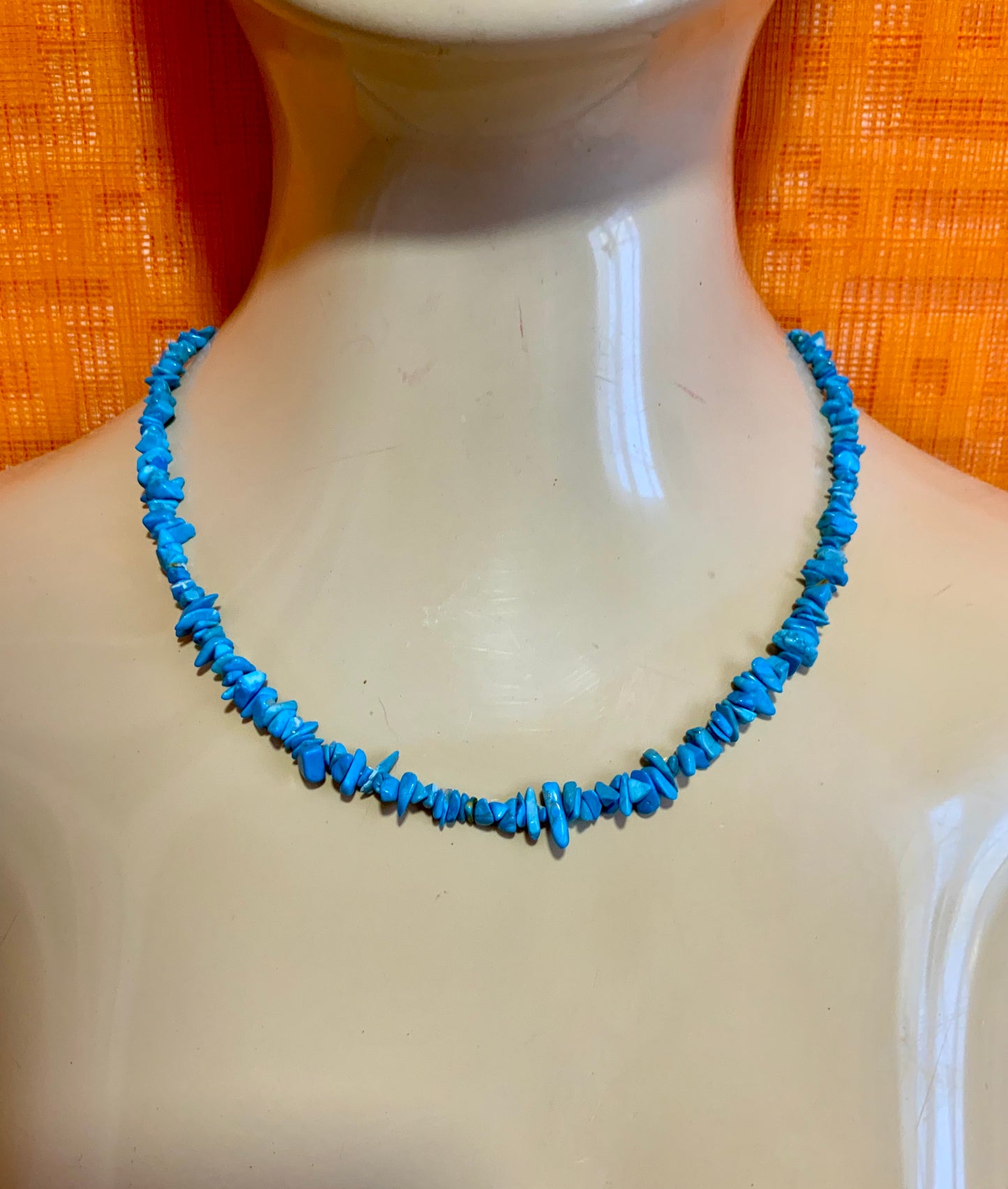 Collier Ancien Pierres de turquoise Vintage Authentique