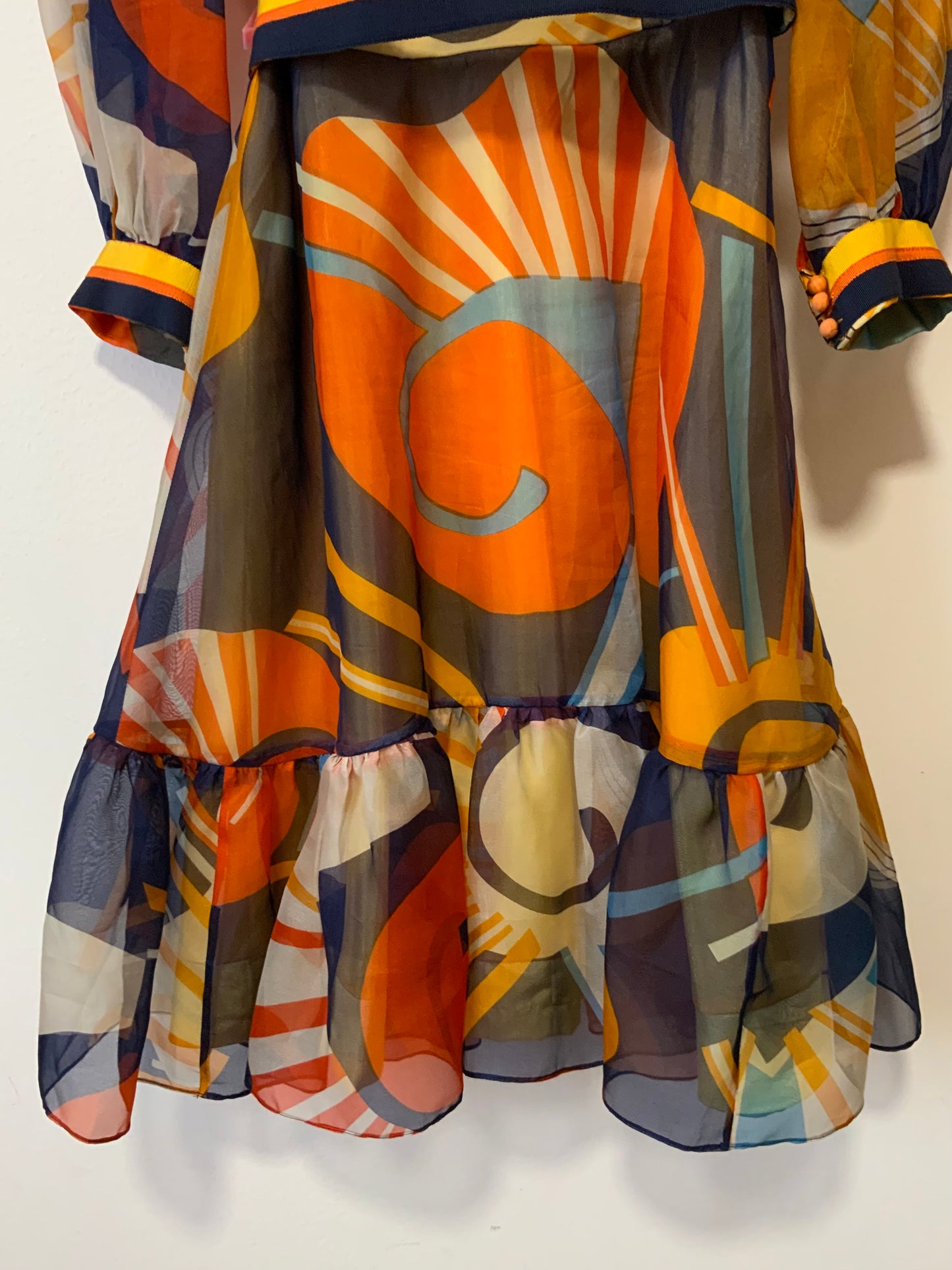 Fabuleuse Robe Confection main Seventies Vintage - T38