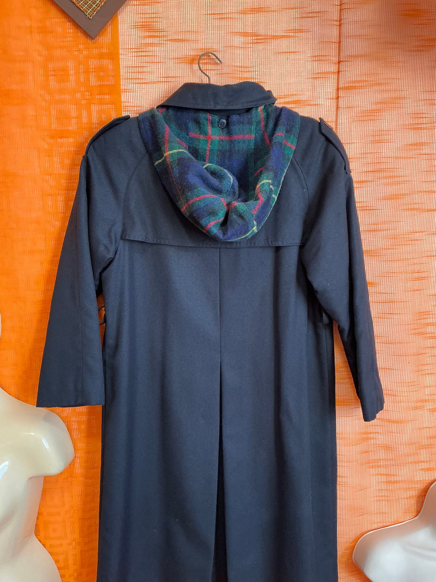 Trench Ecossais Le Printemps Paris Vintage 1980- T38/40