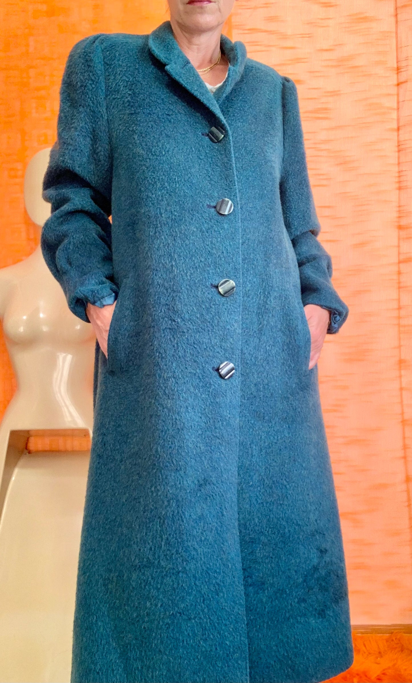 Superbe Manteau 1980 Vintage Italie - T40
