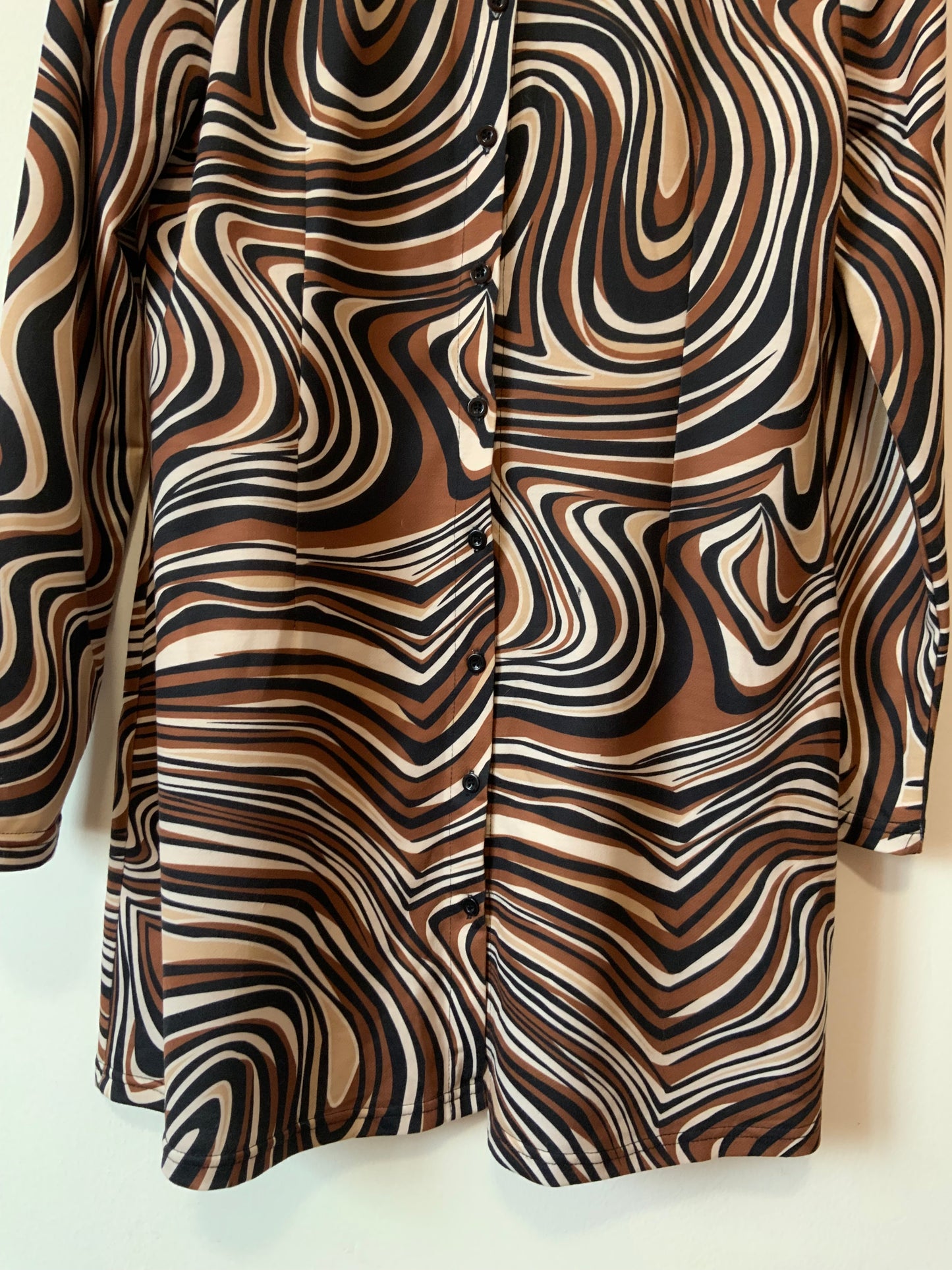 Mini Robe tunique Psychédélique Vintage 1990- T42