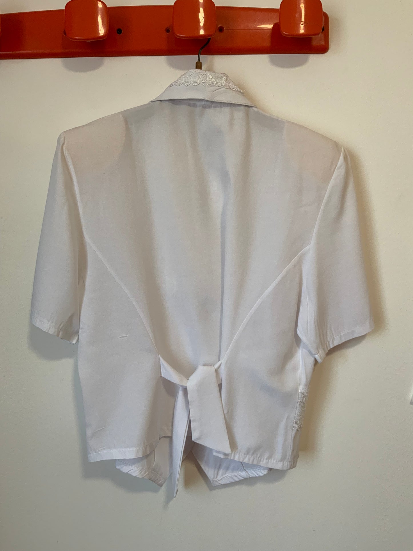 Chemisier Original Broderies Vintage 1980-T44