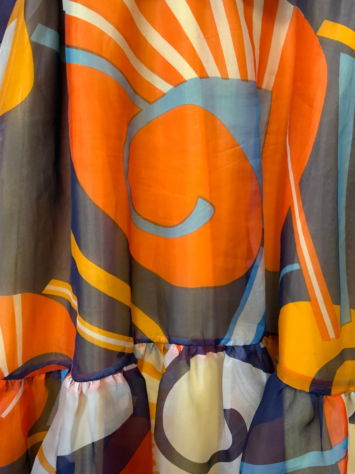 Fabuleuse Robe Confection main Seventies Vintage - T38