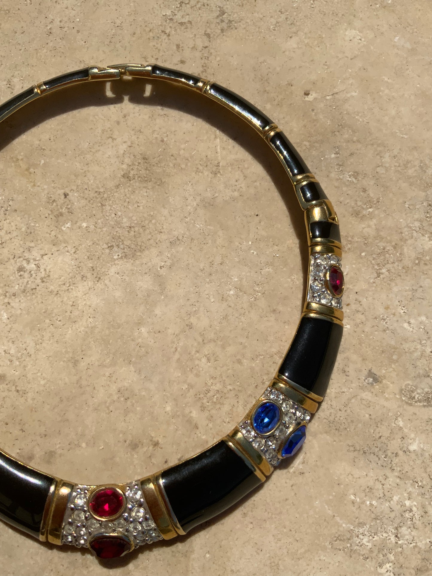 Collier Superbe Plastron Vintage 1990-