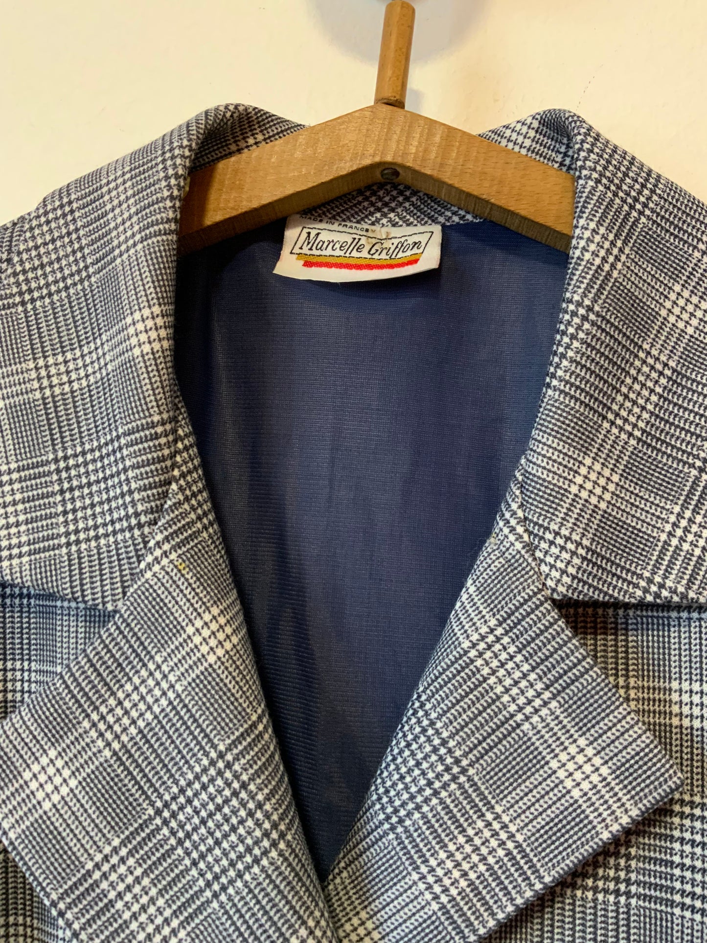 Veste carreaux Prince de Galles M.Griffon Vintage