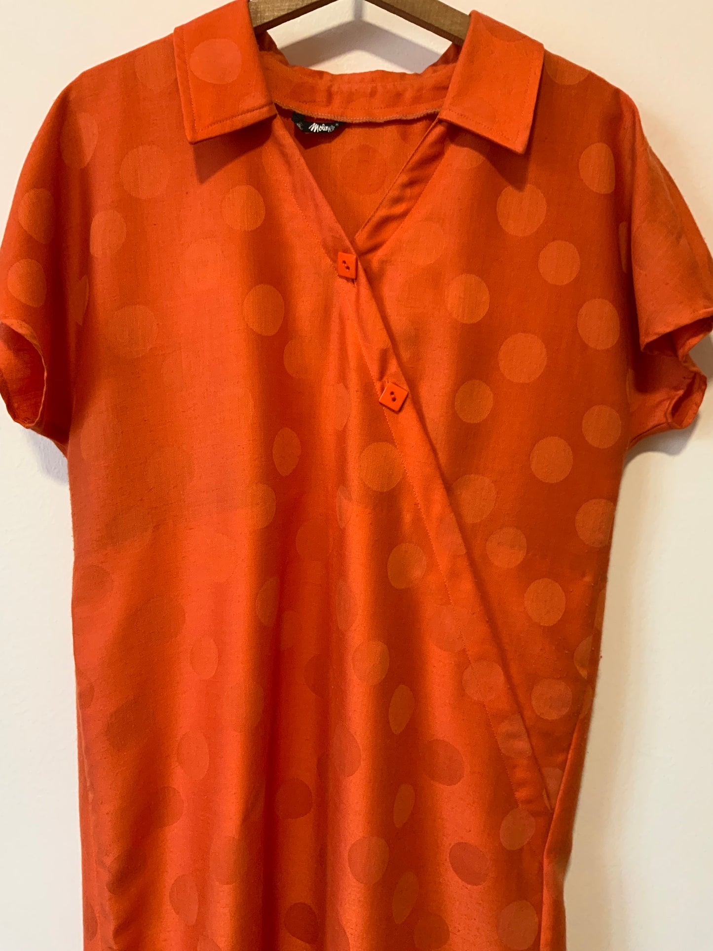 Robe Orange Création Vintage 1980/90