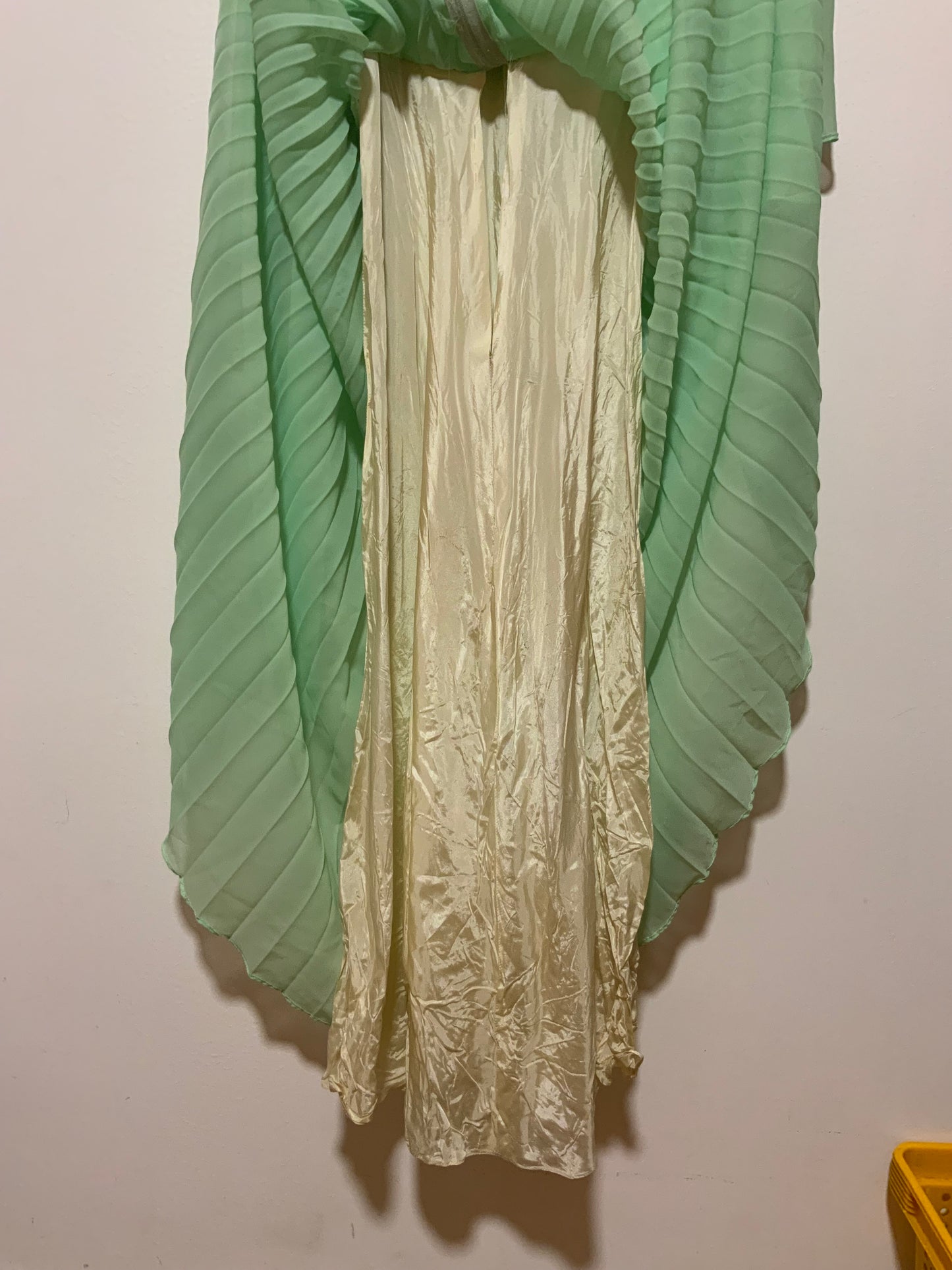 Robe incroyable Plissée Création Main 1960/70 Vintage- T30/32