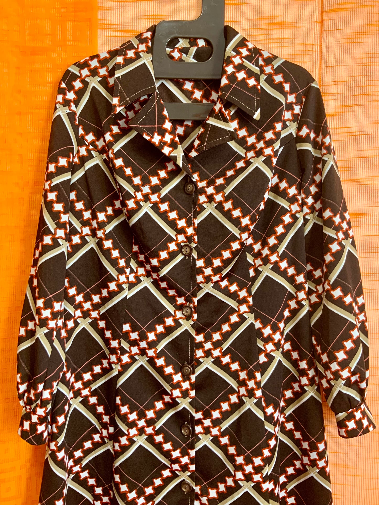 Robe de création Vintage 1980 Pelle à tartes-T46