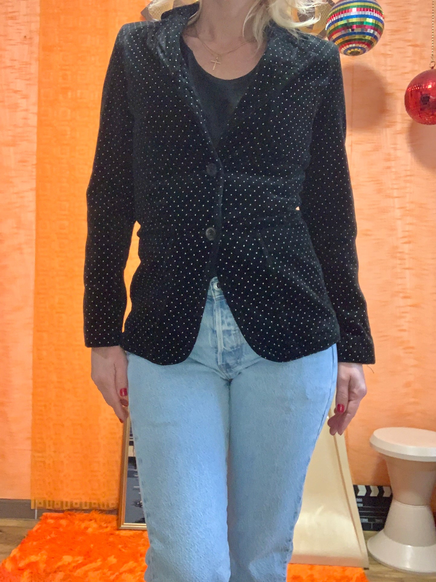 Sublime Veste Velours France Vintage 1970