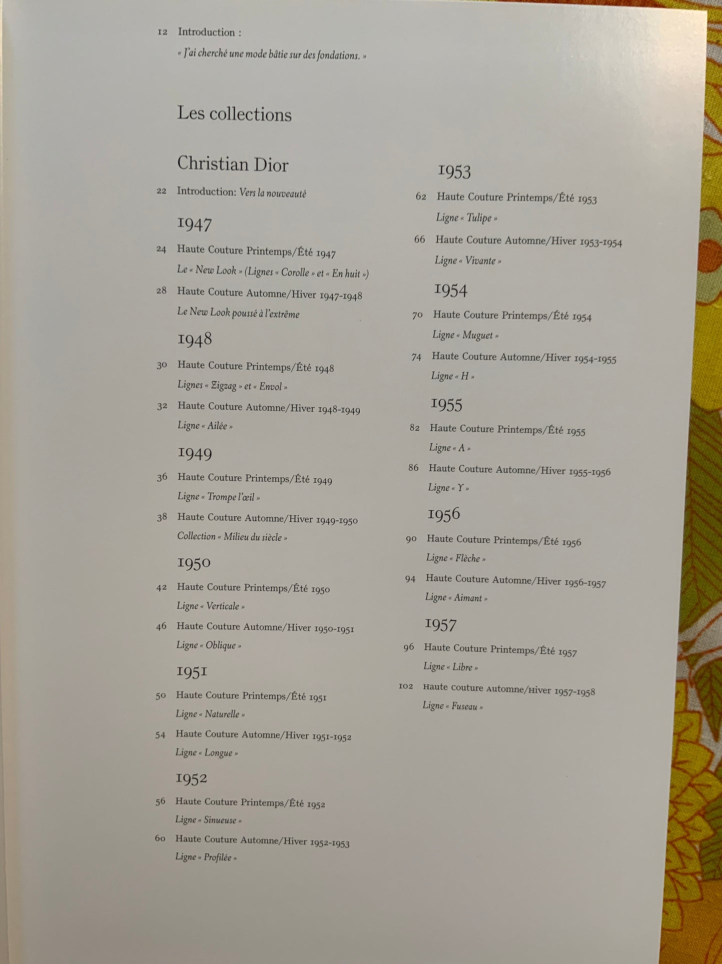 Livre des défilés de Mode de la maison DIOR de 1947 à 2016- Mode France.