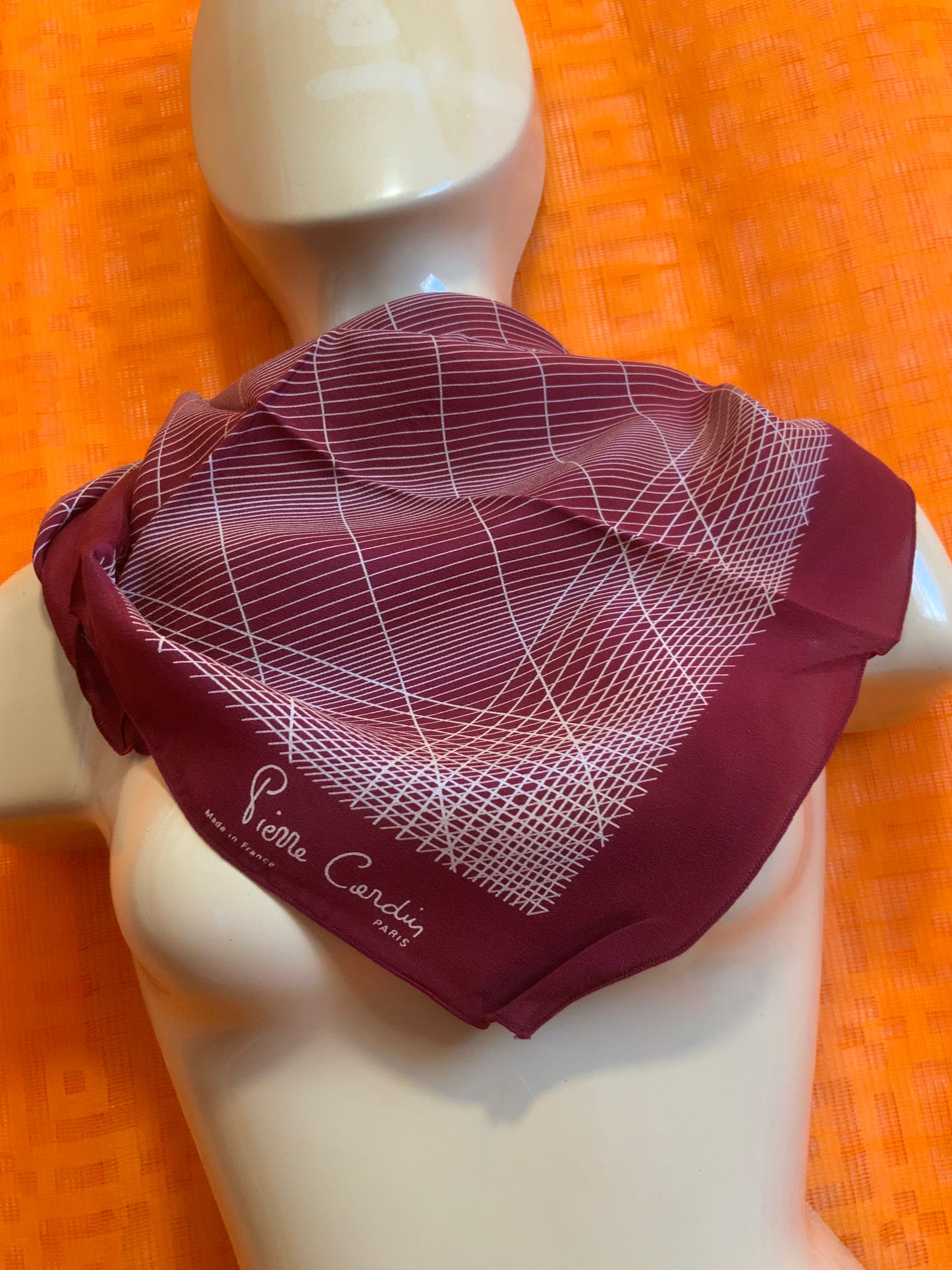 Foulard France Pierre Cardin Vintage