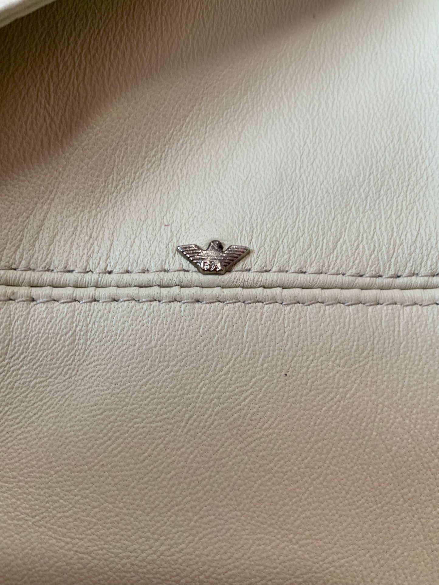 Veste Cuir originale Giorgio Armani Vintage - T50
