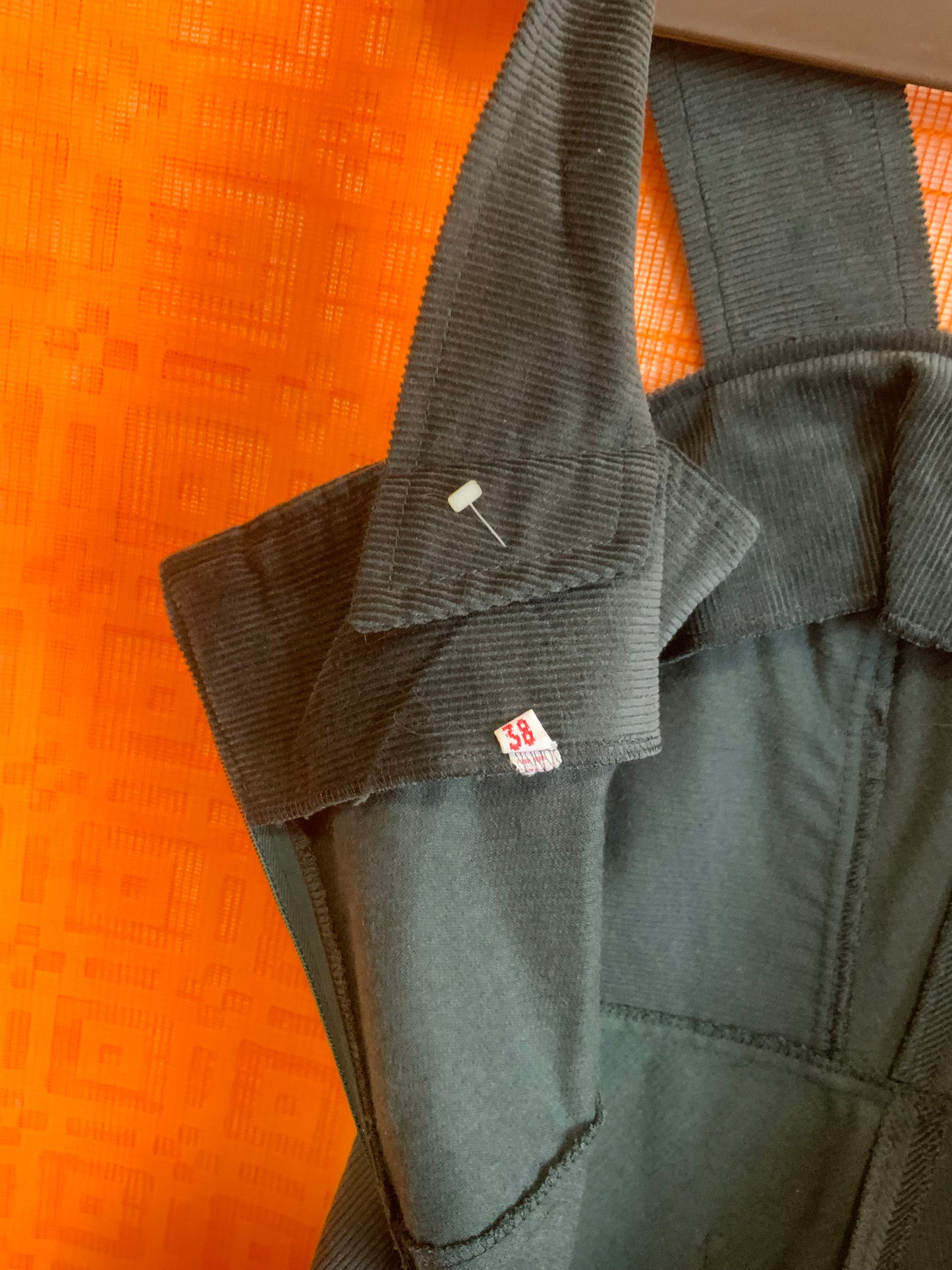 Robe originale Neuve Vintage 1970 Velours côtelé - T32/34